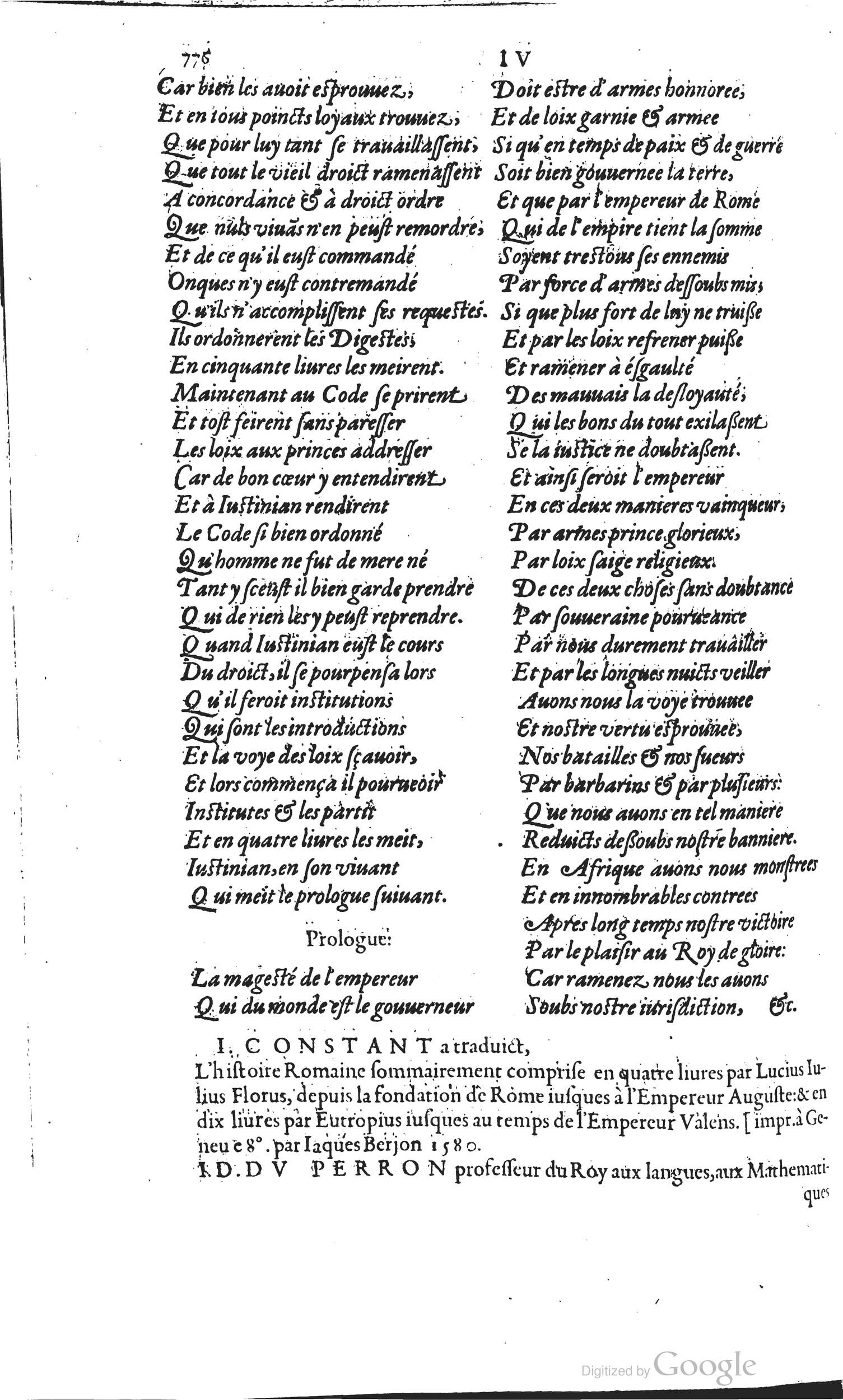 1585 - Barthélemy Honorat - Bibliothèques françaises - BSB Munich
