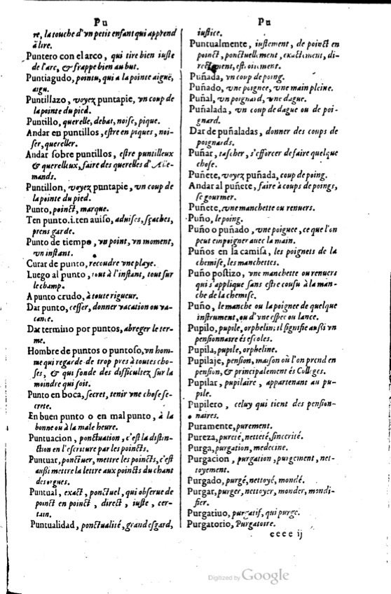 1621 - Adrian Tiffaine - Trésor des deux langues espagnole et française - BM Lyon