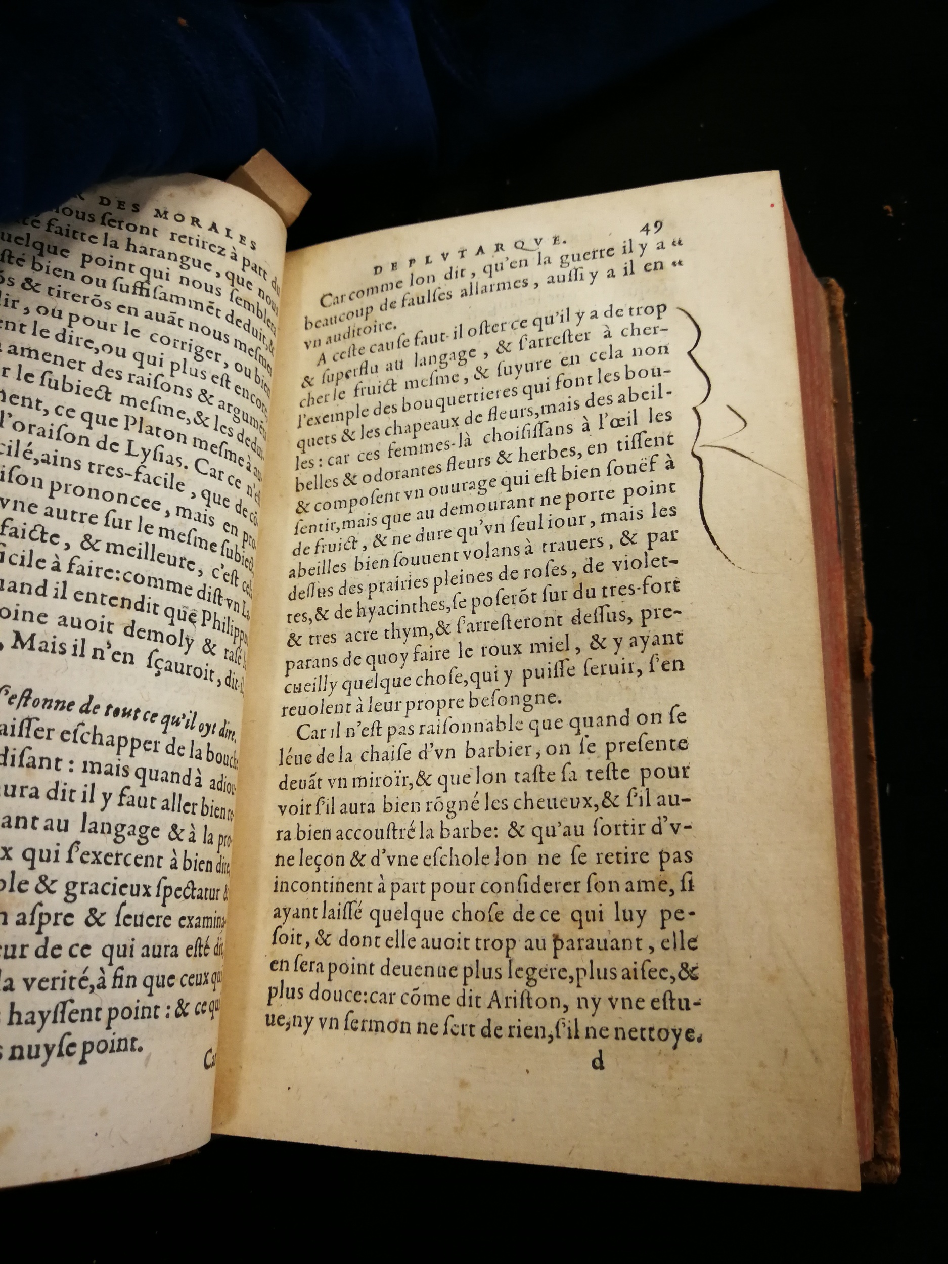 1577 - Jean Poupy - Trésor des morales de Plutarque - Les Méjanes, Aix-en-Provence