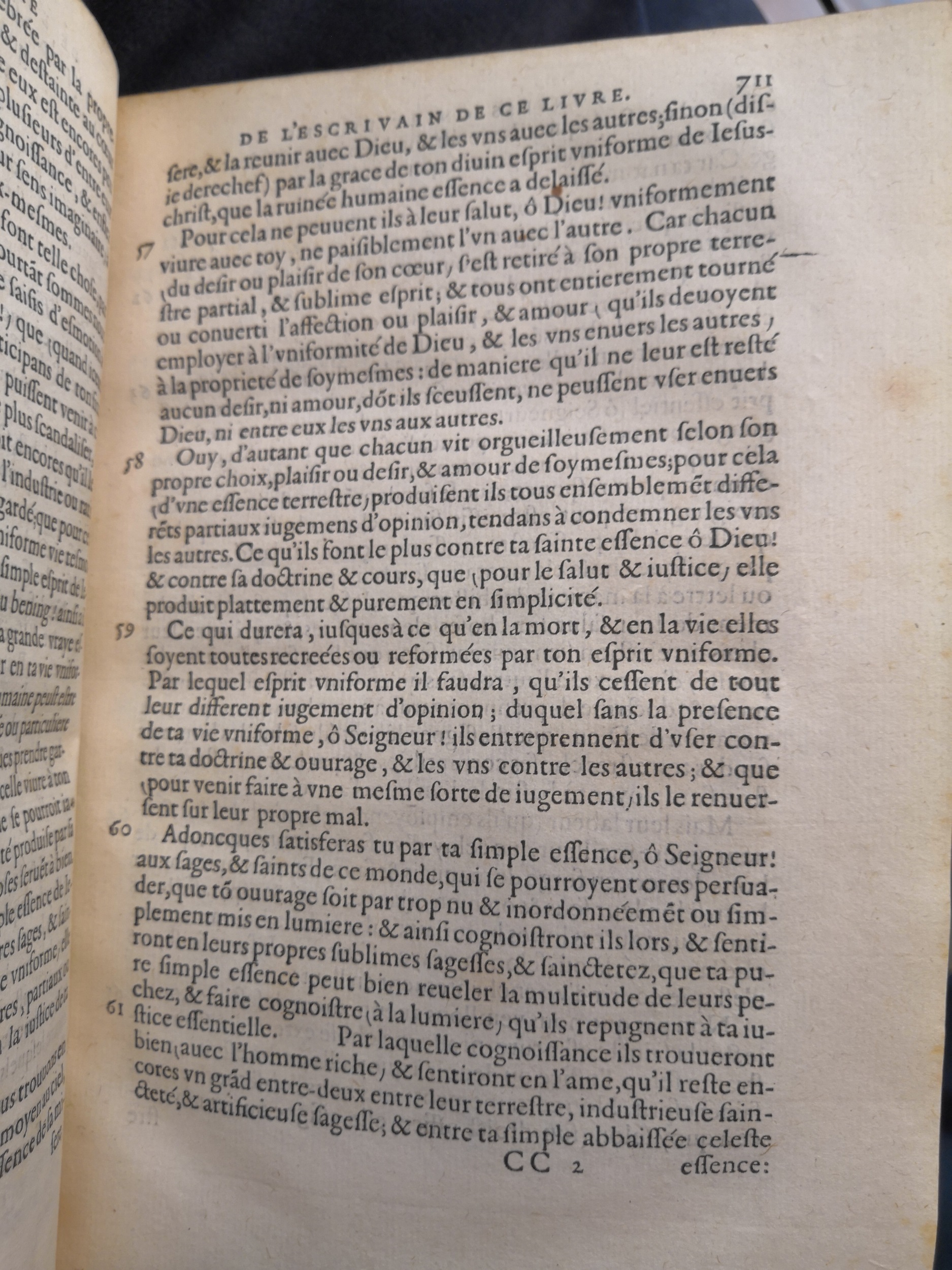 1581c. - Christophe Plantin - Le Livre des témoignages du Trésor caché au champ (Livres 2, 4, 6 et 7) - Anvers Musée Plantin Moretus
