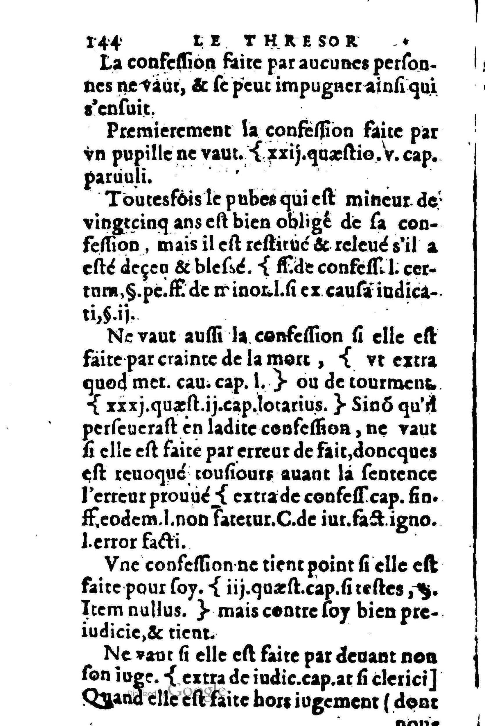 1605 - Pierre Rigaud - Trésor de pratique pour les juges - BM Lyon 1605 - Pierre Rigaud - Trésor de pratique pour les juges - BM Lyon