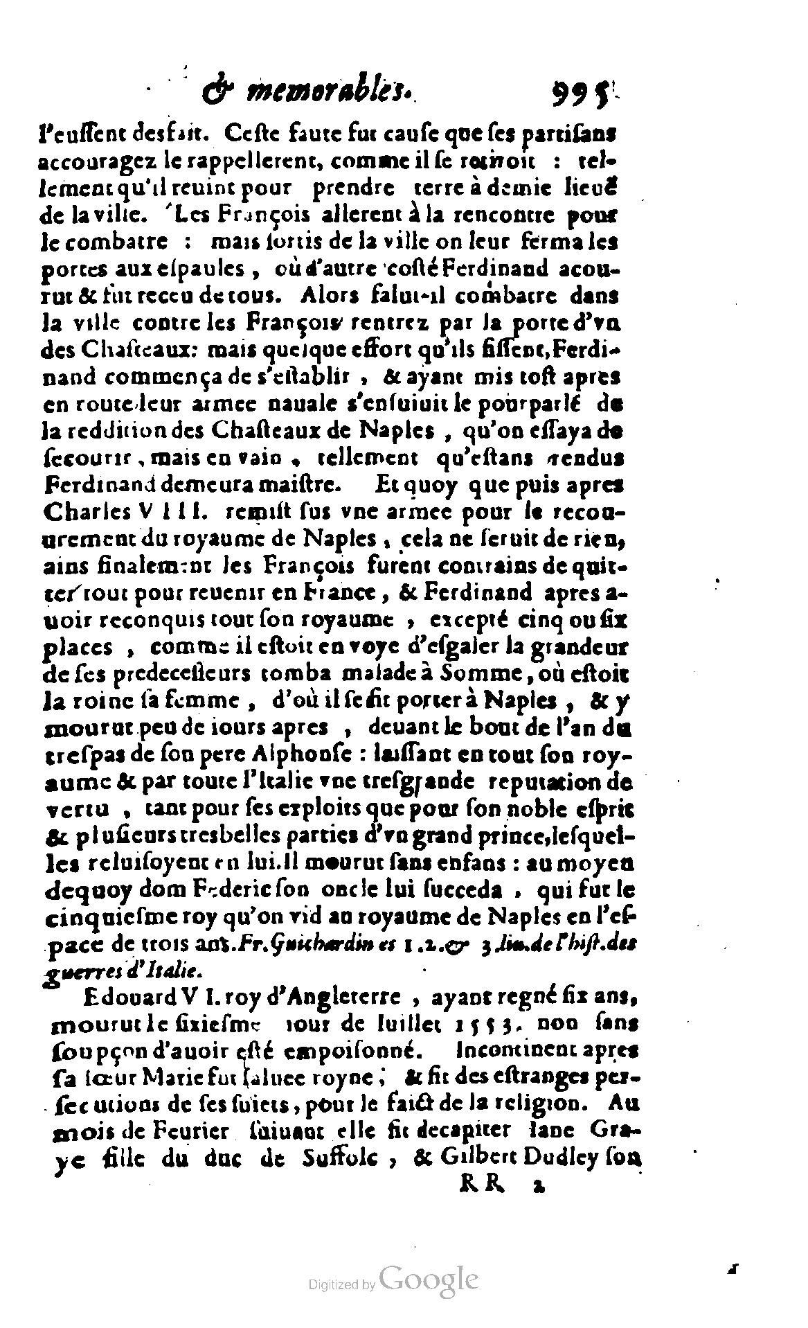 1620 - Samuel Crespin - Trésor d’histoires admirables et mémorables - BCU Lausanne