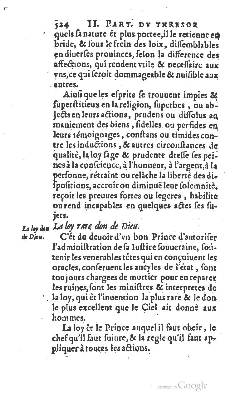 1610 - Louis Coste - Trésor de l’éloquence française (Seconde partie) - BM Lyon