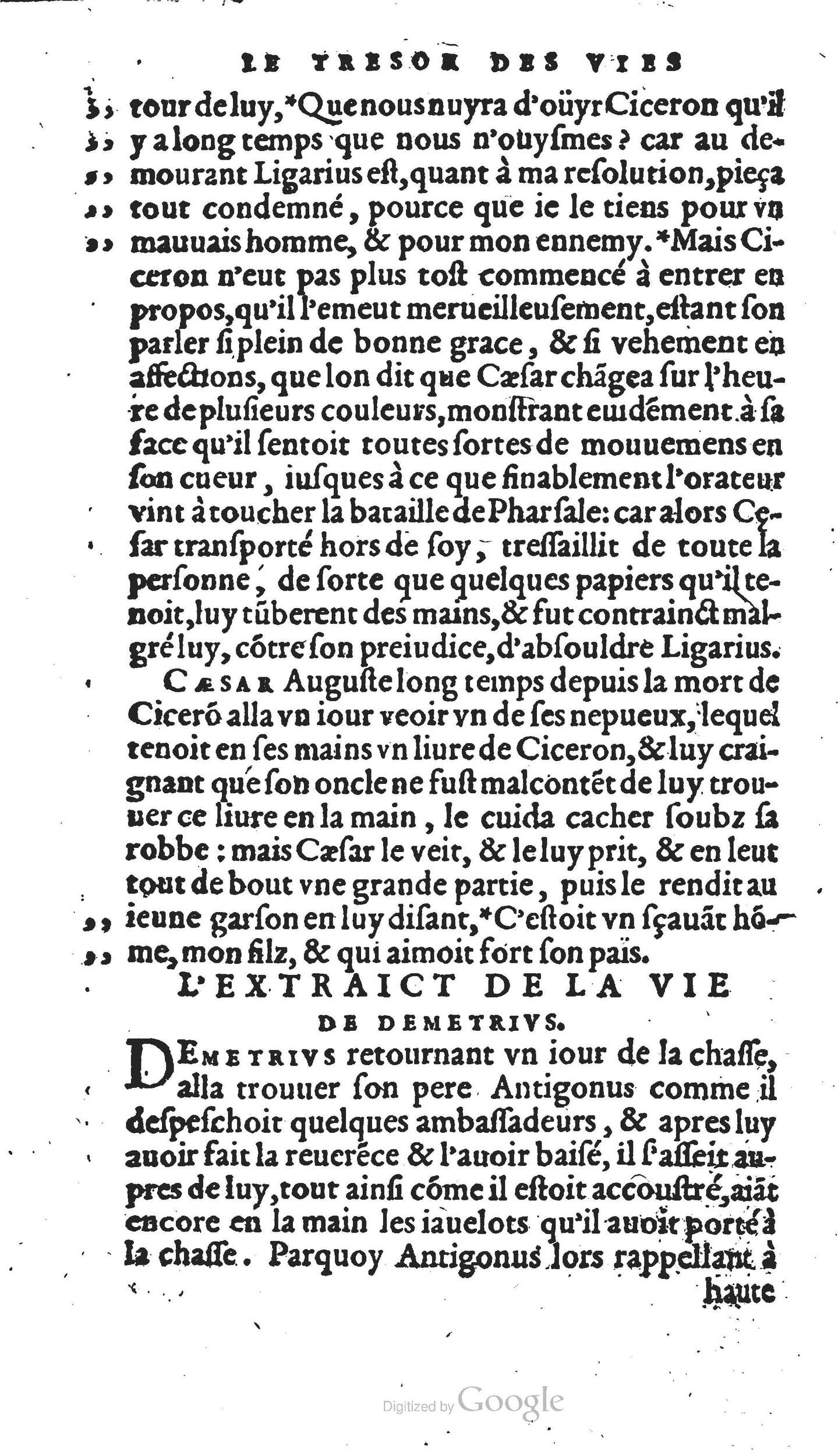 1567 - Willem Silvius - Trésor des vies de Plutarque - Anvers Musée Plantin-Moretus