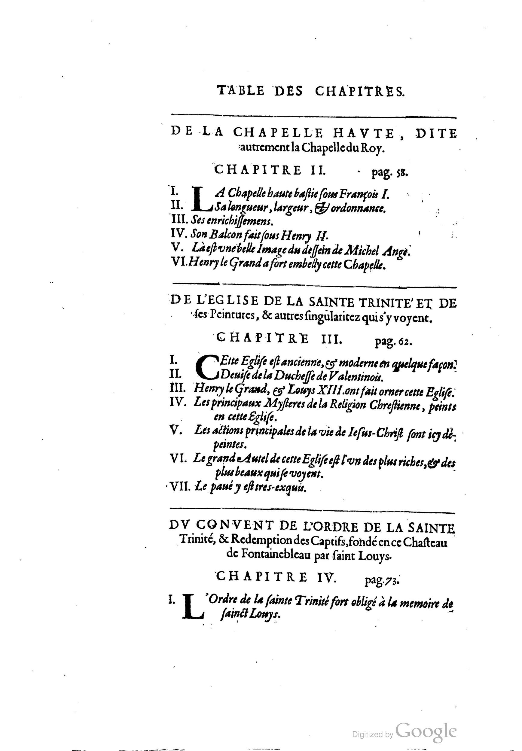 1642 - Sébastien Cramoisy - Trésor des merveilles de la maison royale de Fontainebleau - BM Lyon 1642 - Sébastien Cramoisy - Trésor des merveilles de la maison royale de Fontainebleau - BM Lyon