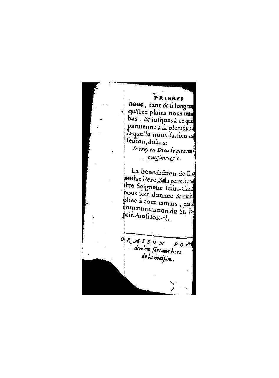 1596 - Guillaume Auvray - Trésor des prières, oraisons et instructions chrétiennes - BnF