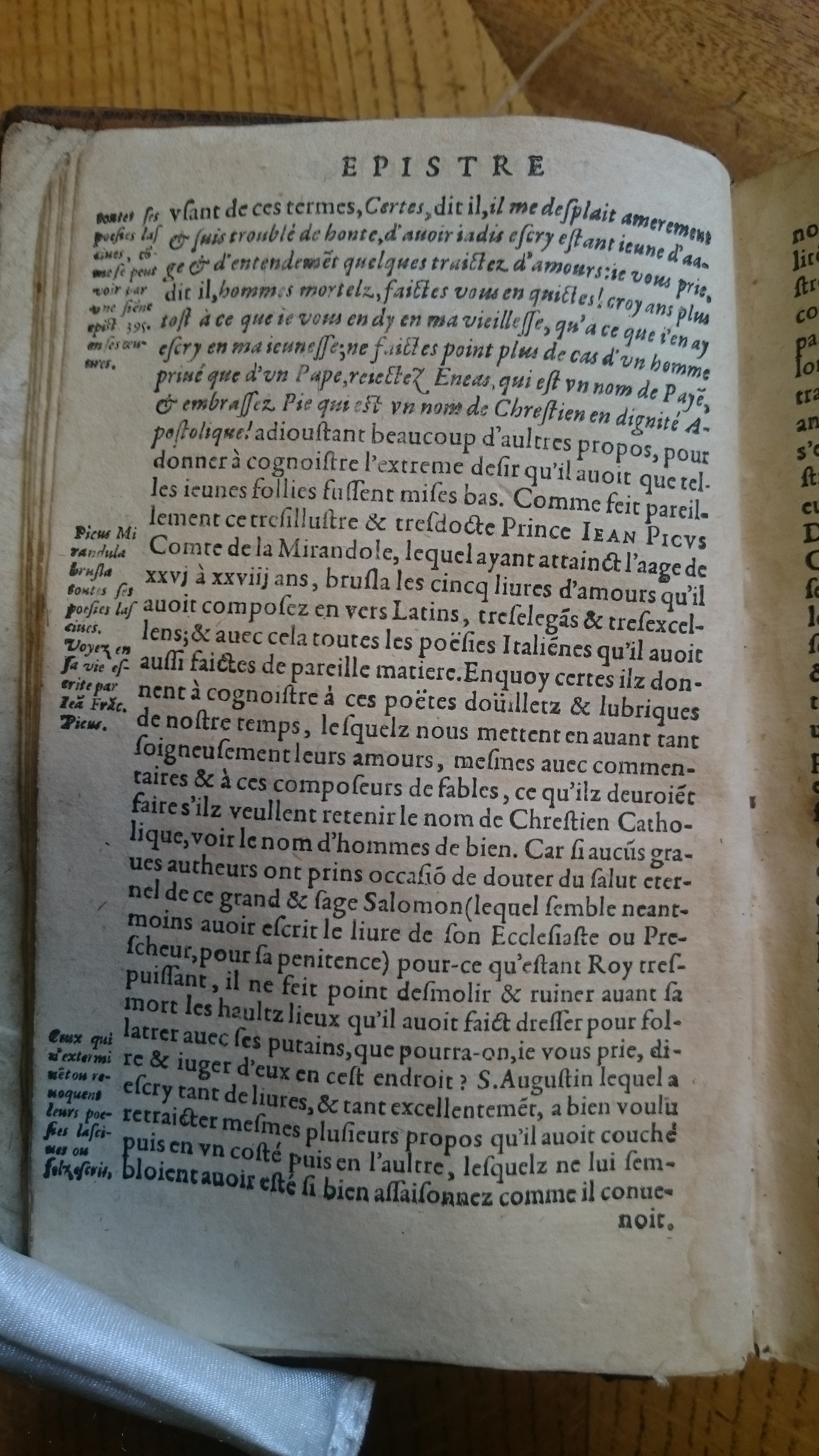 1585 - Jean Bogard - Trésor des faits et dits mémorables des hommes saints et illustres - Douai Quincy
