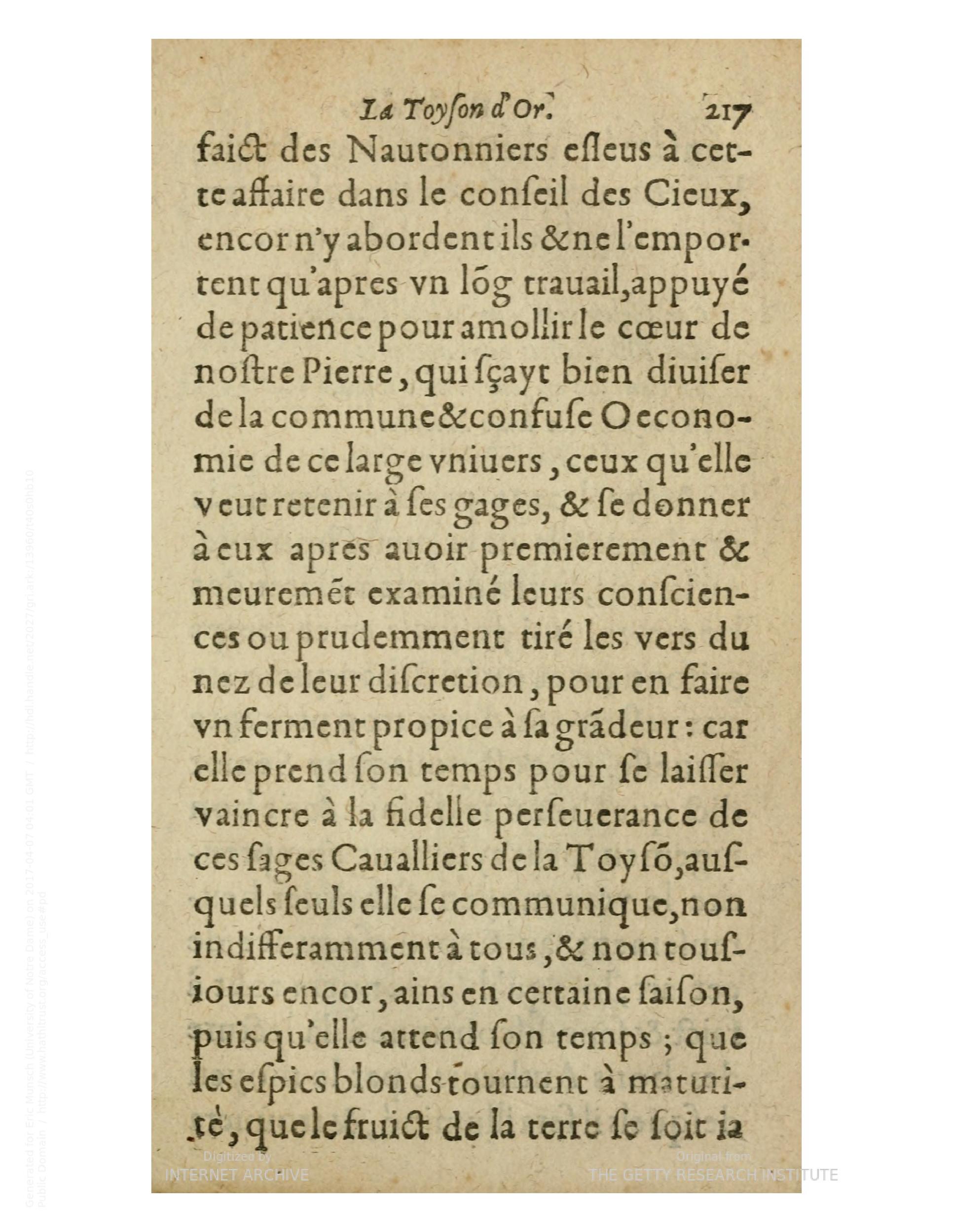 1612 - Charles Sevestre - Toison d’or ou la fleur des trésors - Getty Research Institute