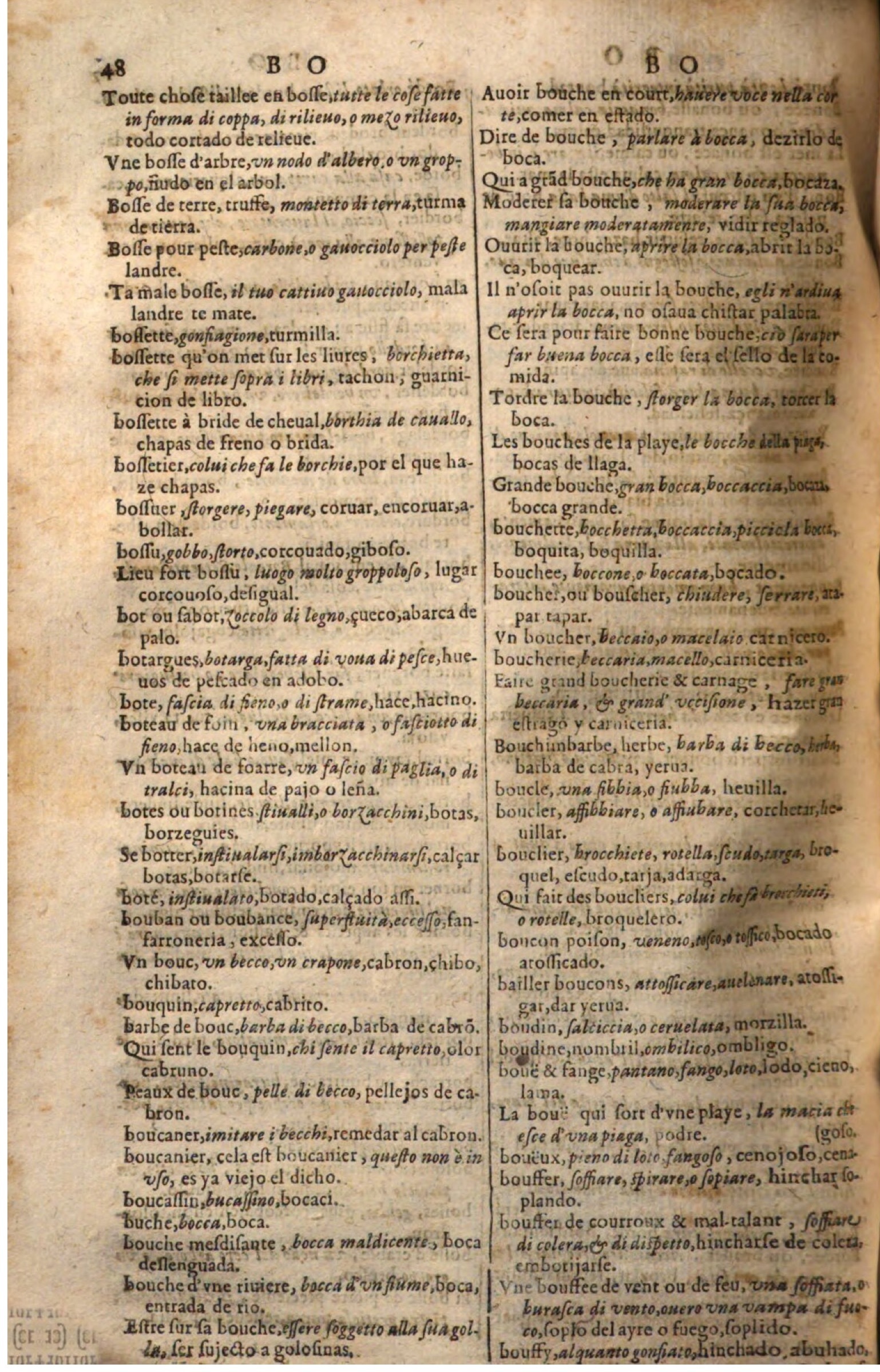1644 - Jacques Crespin - Trésor des trois langues - Passau