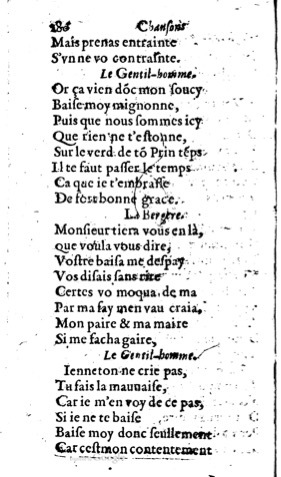 1623 - Jacques Cailloüé - Trésor ou recueil des chansons amoureuses - British Library