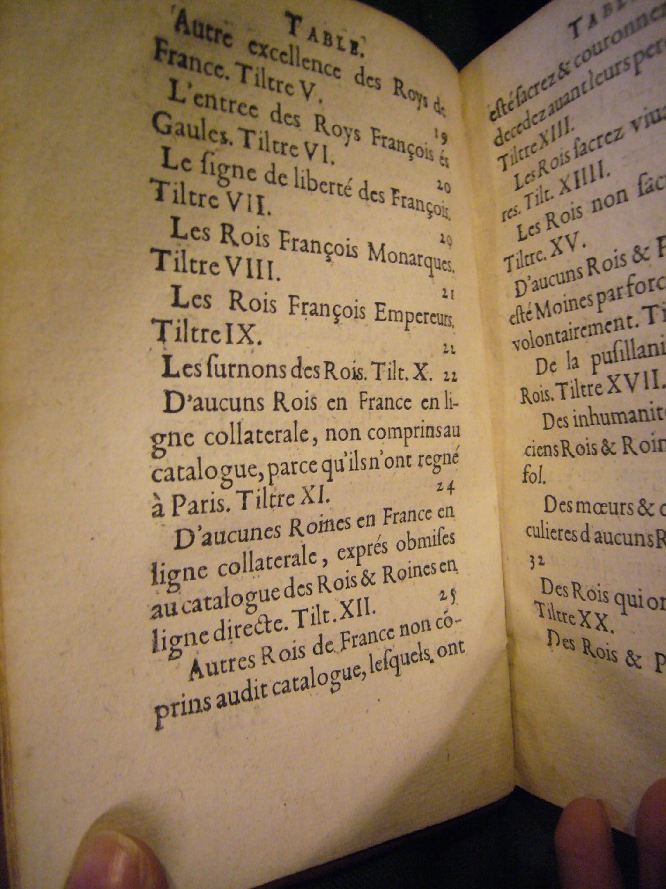 1630 - Jean Corrozet - Trésor des histoires de France - BnF