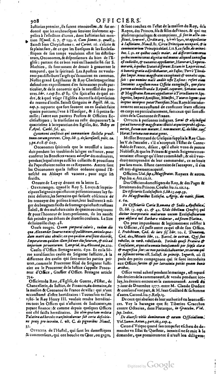 1629 - Veuve Nicolas Buon - Trésor du droit français (21754 T. 2) - BM Lyon