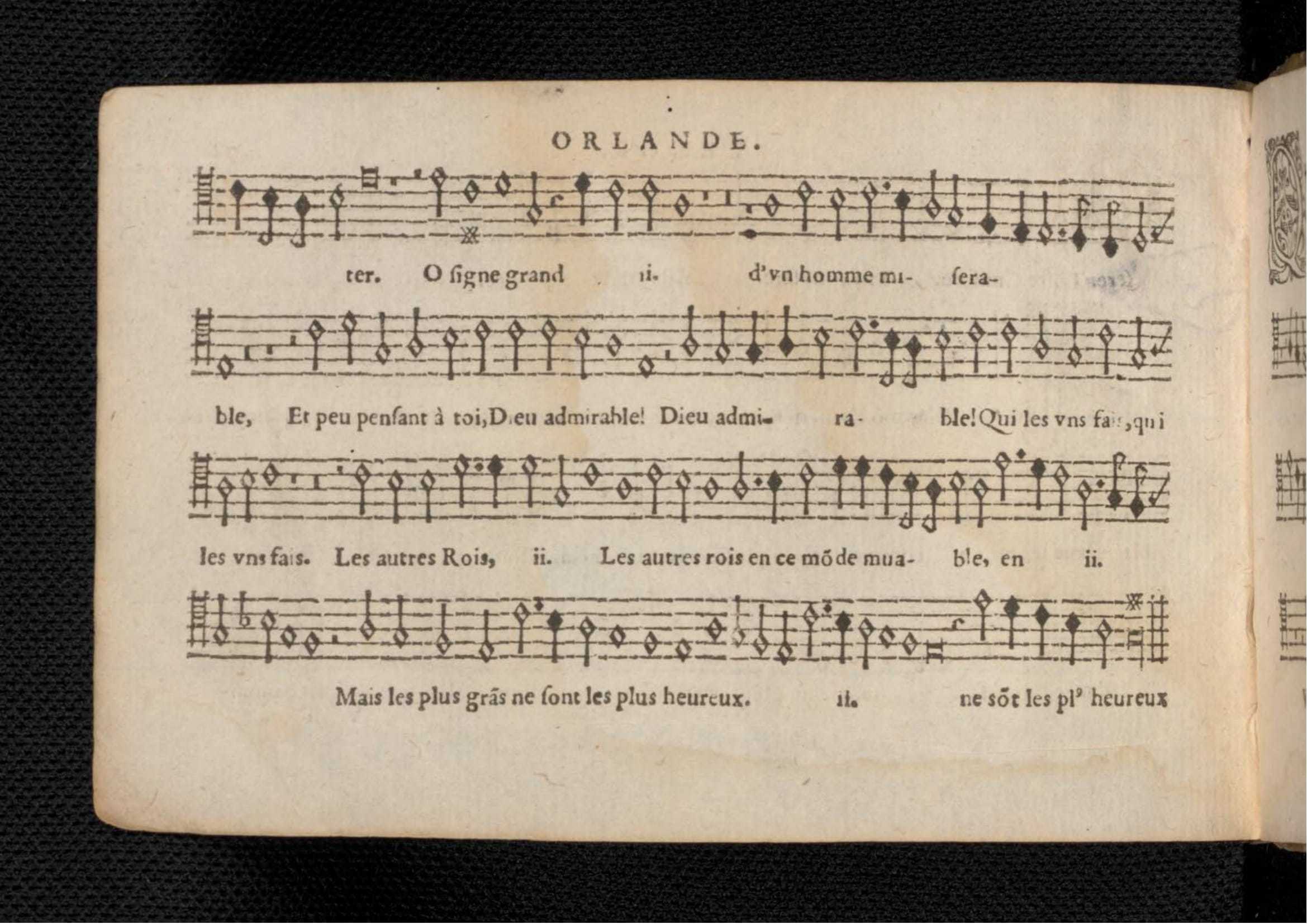 1576 - [Pierre de Saint-André] - Trésor de musique d’Orlande de Lassus Tenor - KBR Bruxelles
