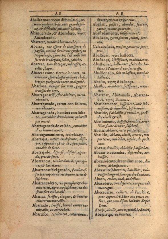 1607 - Marc Orry - Trésor des deux langues espagnole et française (Première et Seconde parties) - ÖNB Wien