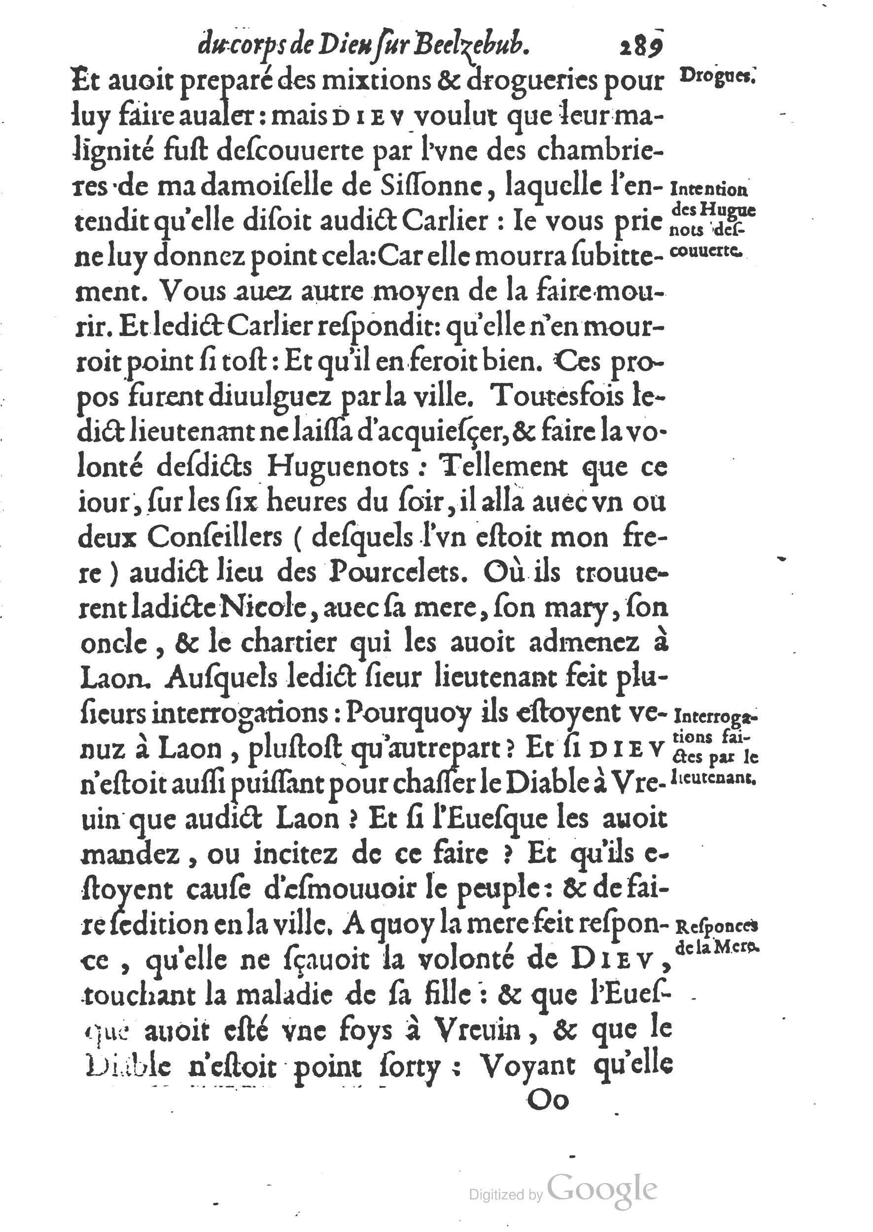 1578 - Nicolas Chesneau - Trésor et entière histoire de la triomphante victoire du corps de Dieu sur l’esprit malin - British Library 1578 - Nicolas Chesneau - Trésor et entière histoire de la triomphante victoire du corps de Dieu sur l’esprit malin - British Library