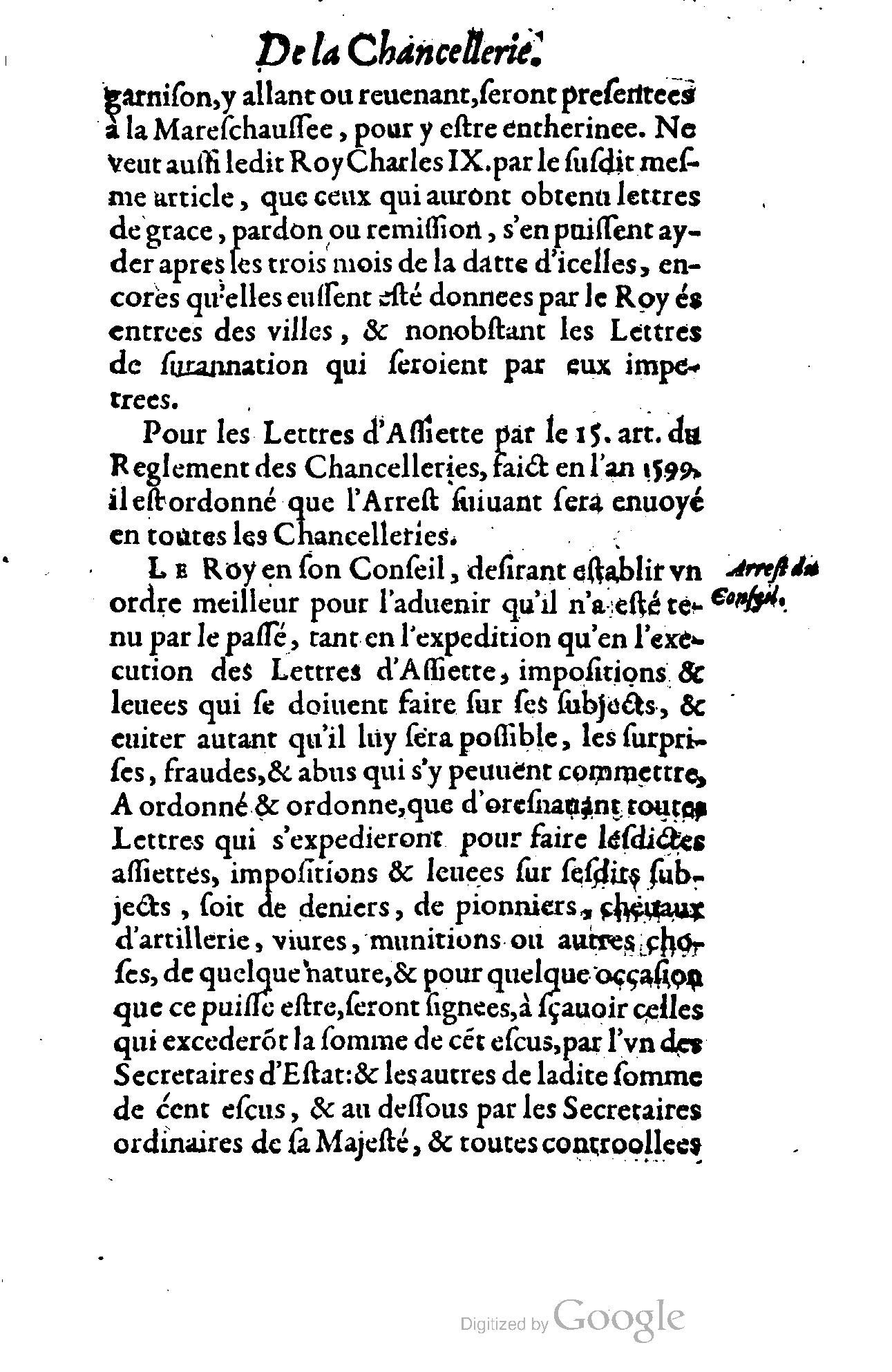 1614 - Jean Richer - Trésor du nouveau style et protocole de la chancellerie de France - BSB Munich