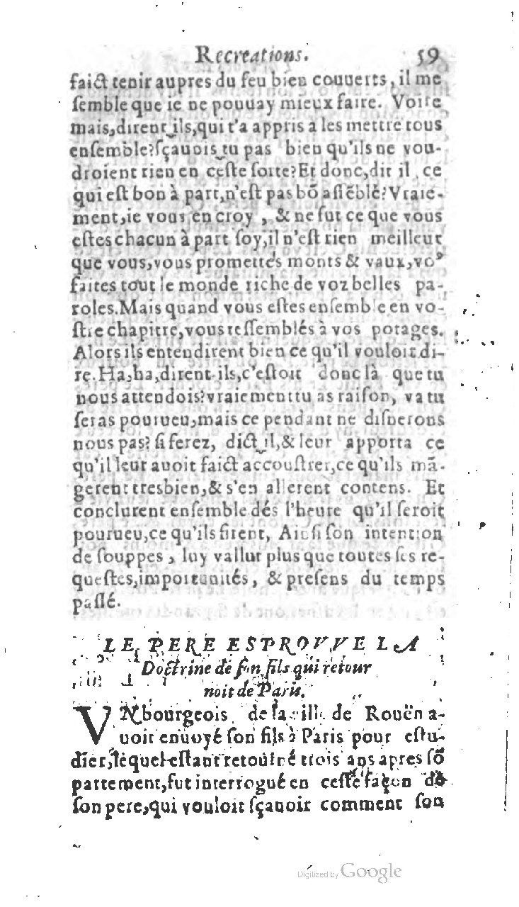 1611 - Jean Osmont - Trésor des récréations - BSB Munich