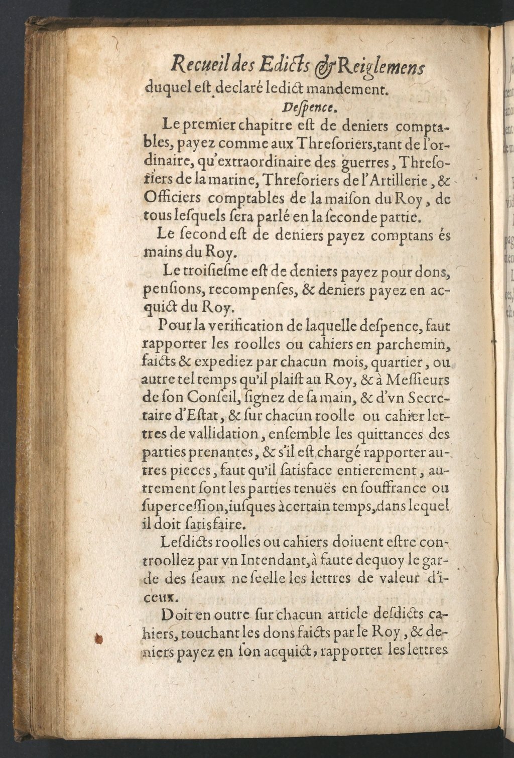 1599 - Claude de Monstr’oeil et Jean Richer - Trésor des instructions des finances - BnF