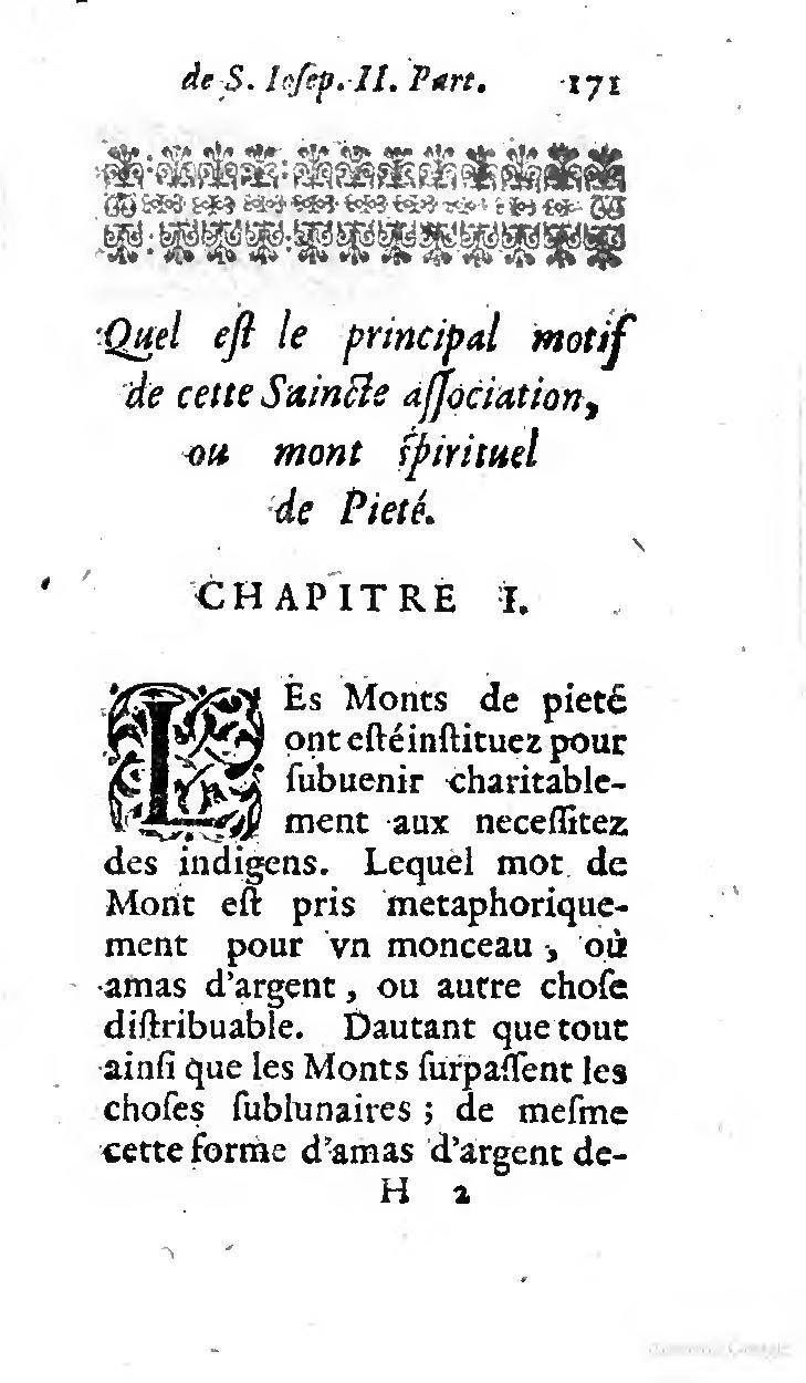1646 - Jean Piot - Trésor inestimable de Saint-Joseph - BNC Rome