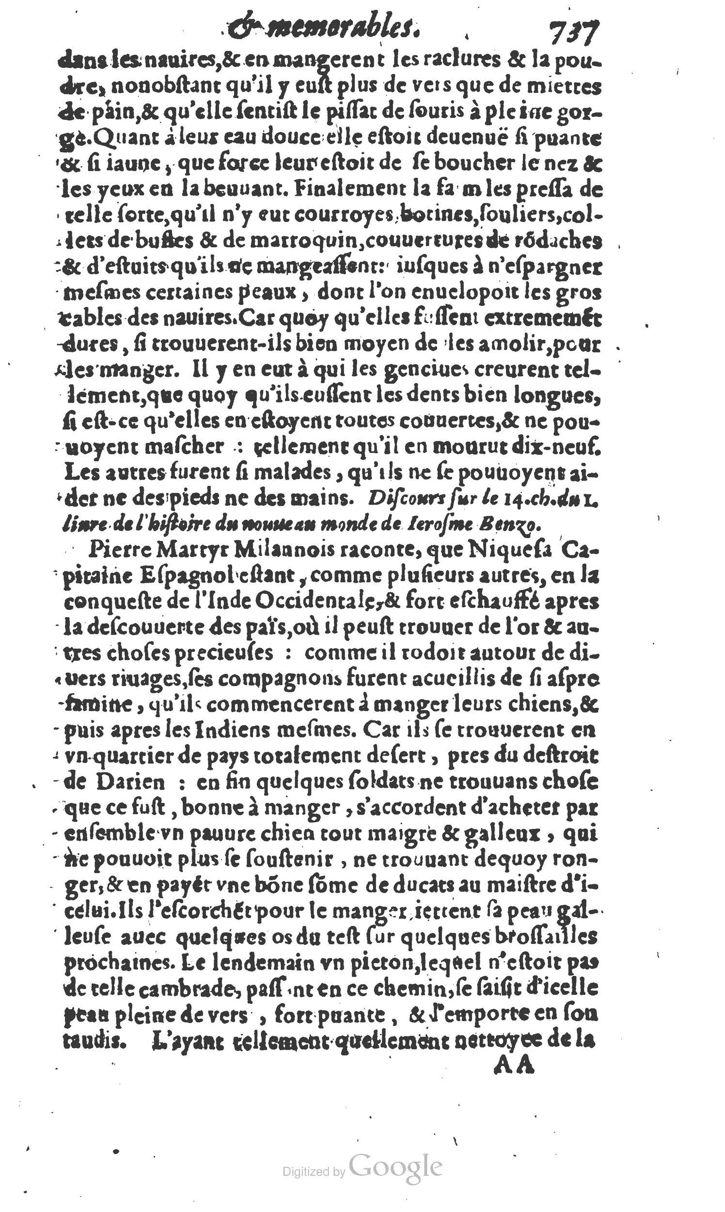 1610 - Paul Marceau - Trésor d’histoires admirables et mémorables - Princeton
