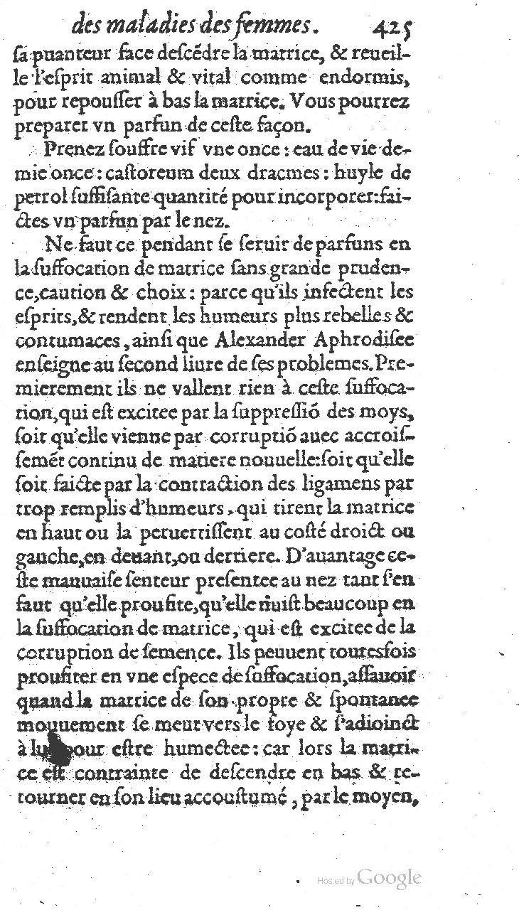 1585 - Jacques du Puis - Trésor des remèdes secrets pour les maladies des femmes - BnF