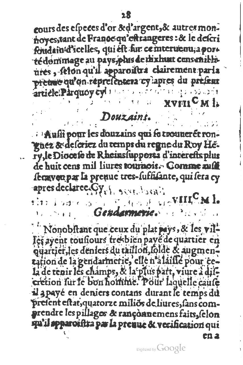 1581 - s.n. - Secret des trésors de France (Livre II) - BSB Munich