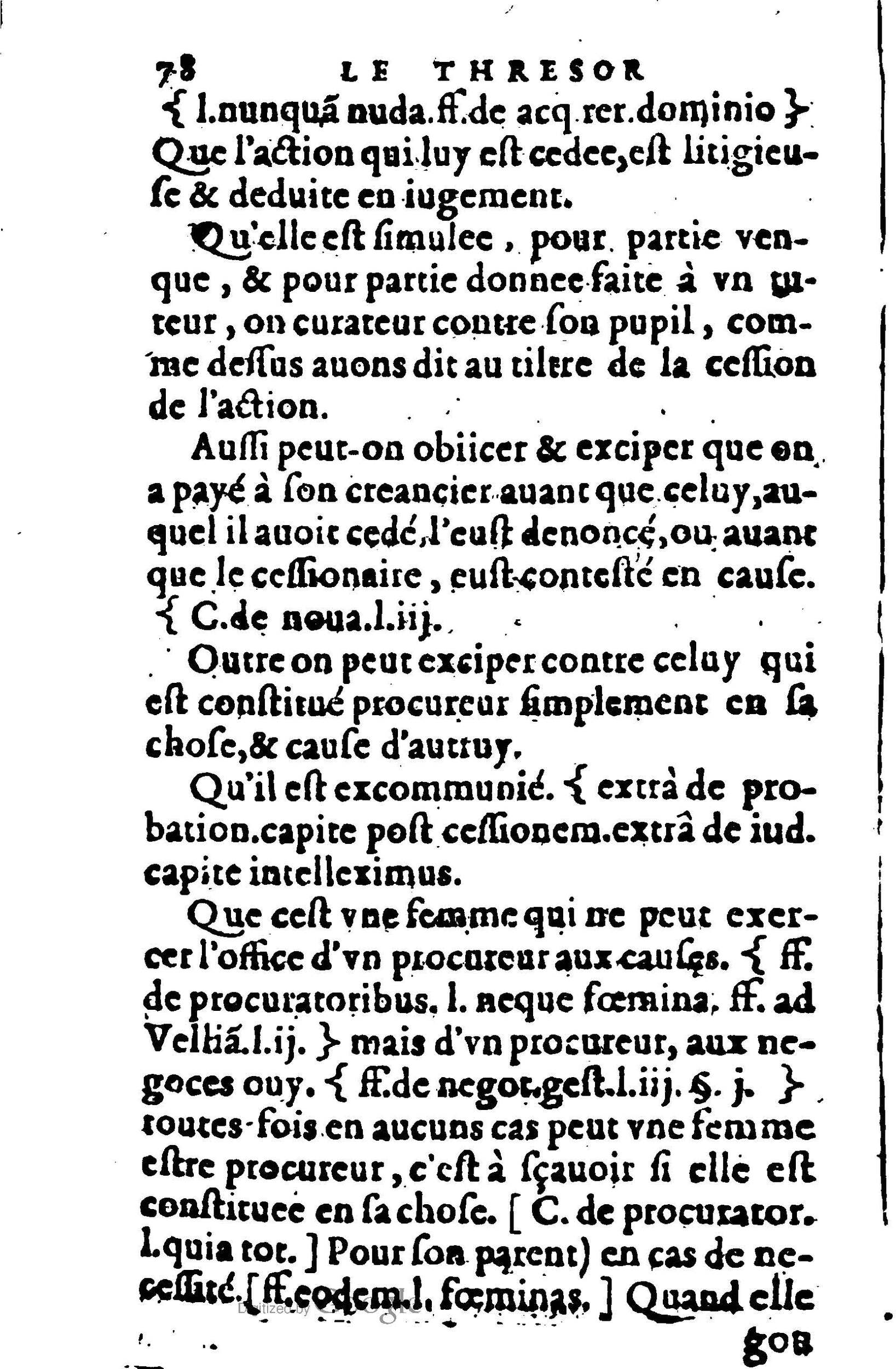 1605 - Pierre Rigaud - Trésor de pratique pour les juges - BM Lyon