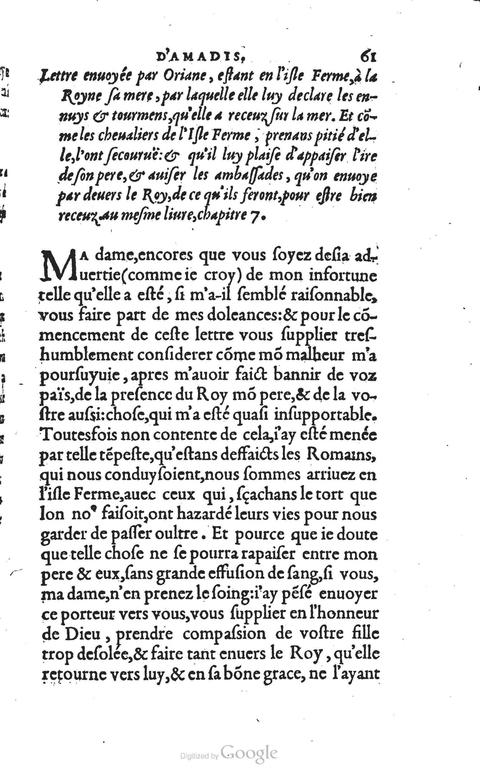 1560 - Vincent Sertenas et Gilles Robinot - Trésor des Amadis - British Library
