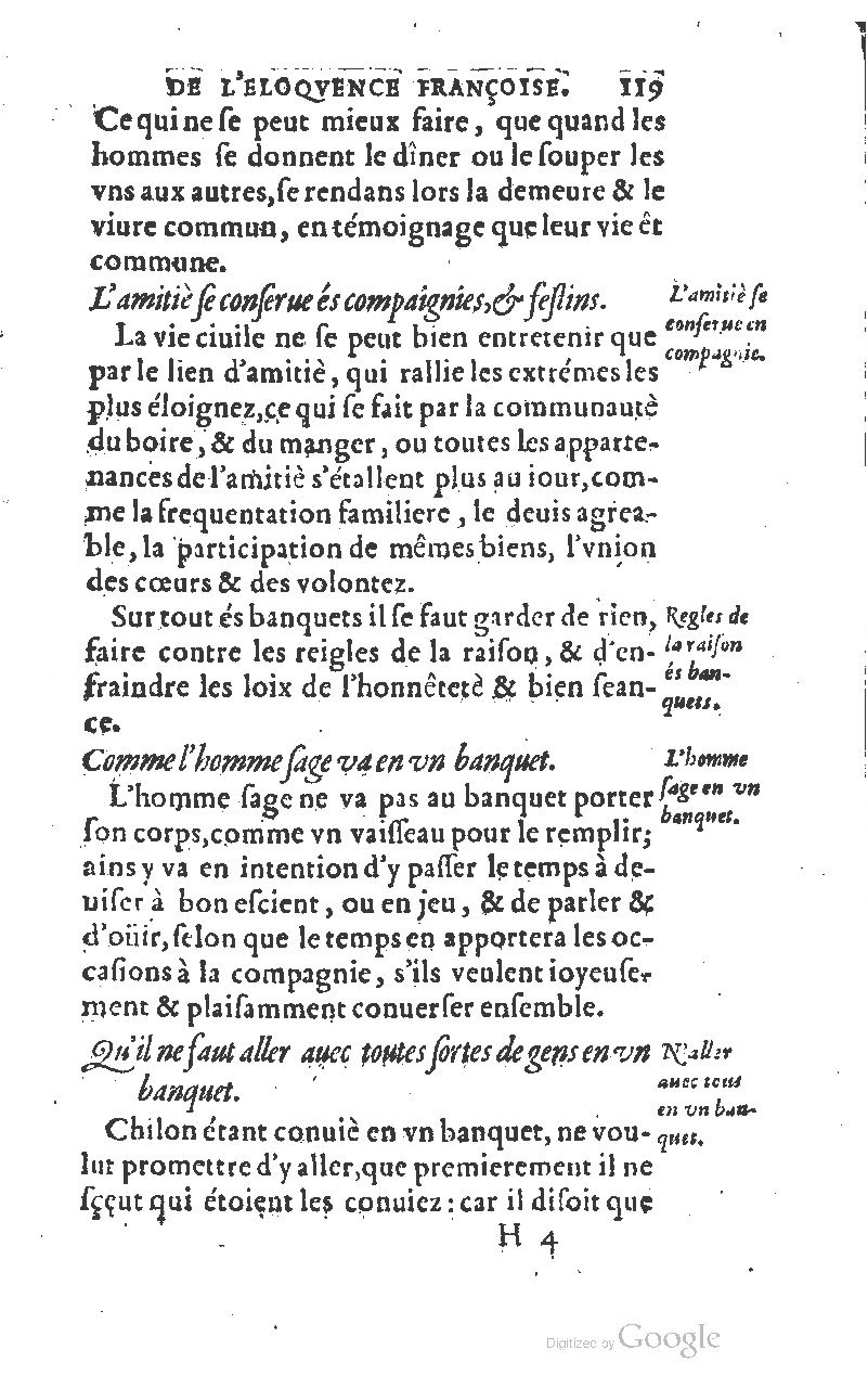 1610 - Louis Coste - Trésor de l’éloquence française (Seconde partie) - BM Lyon