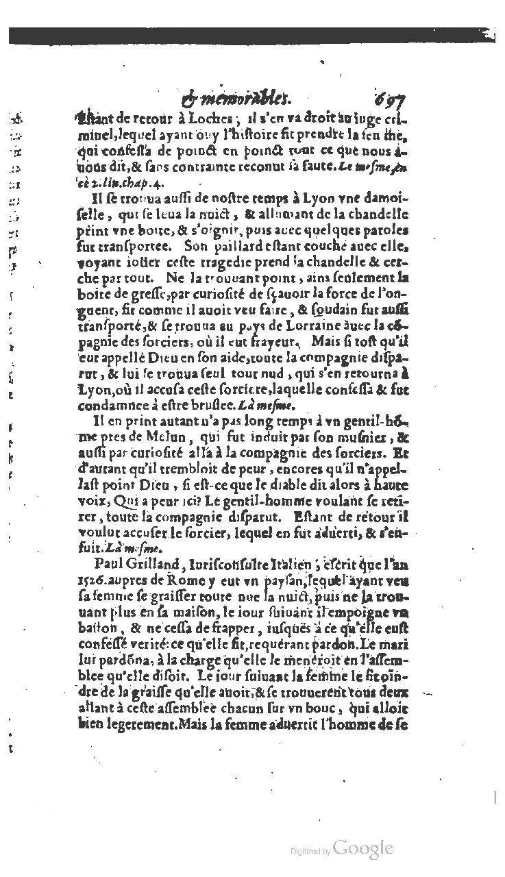 1610 - Paul Marceau - Trésor d’histoires admirables et mémorables - BSB Munich