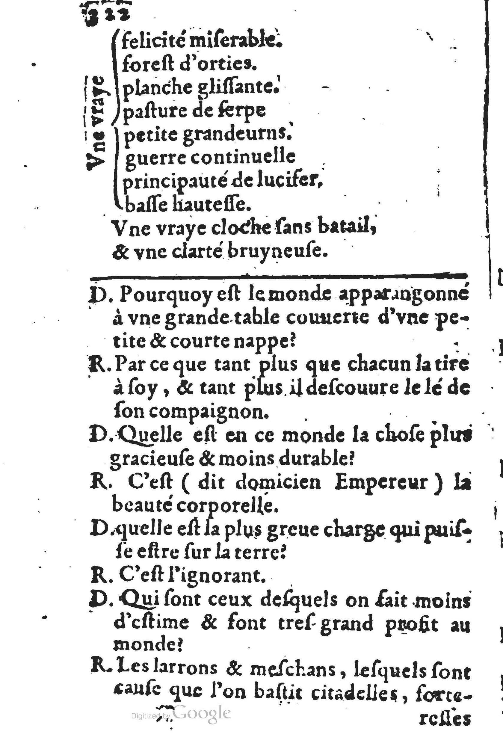 1578 - Nicolas Lescuyer - Trésor des sentences dorées - UGent