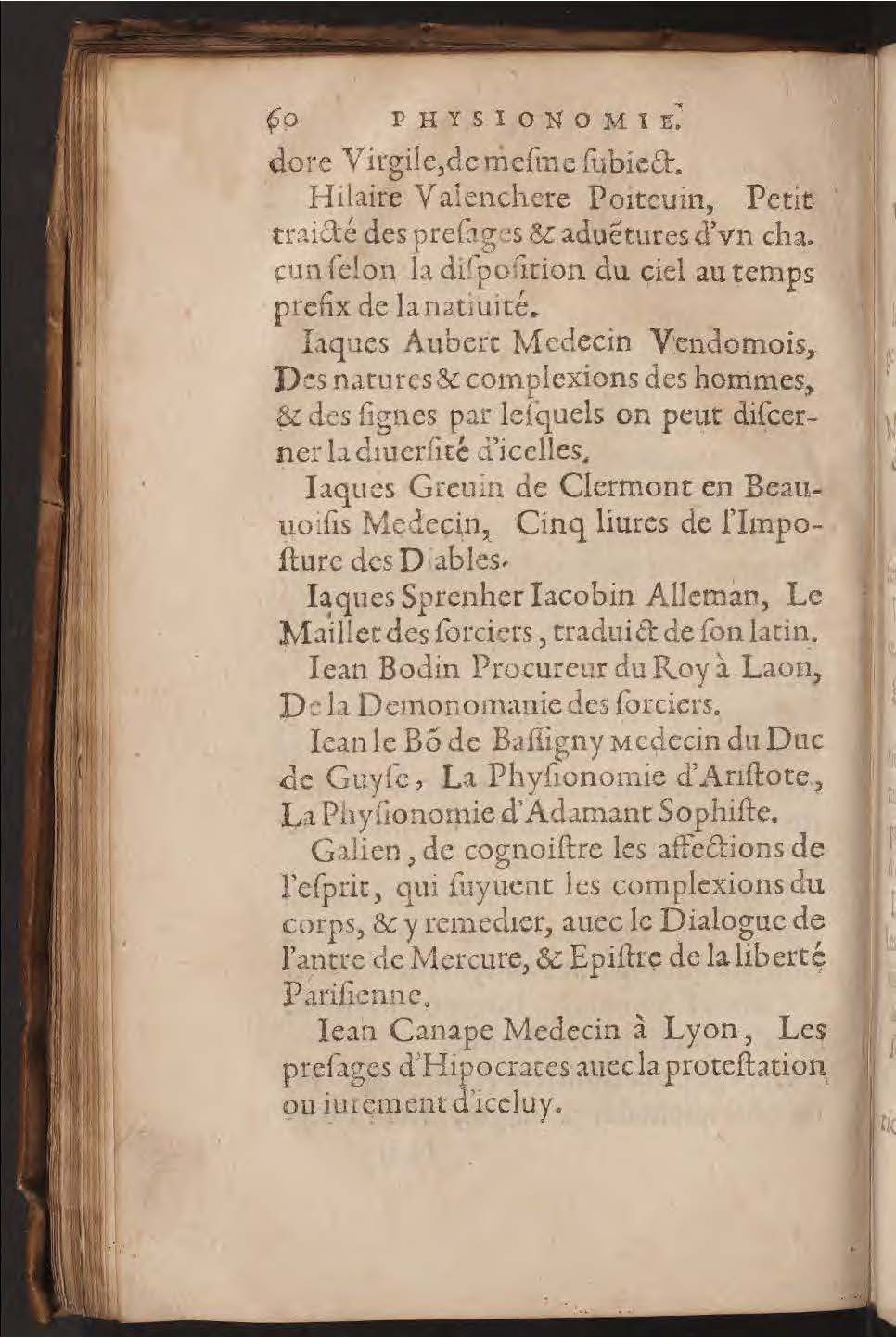 1602 - François Jacquin - Trésor des bons esprits français - BnF Arsenal