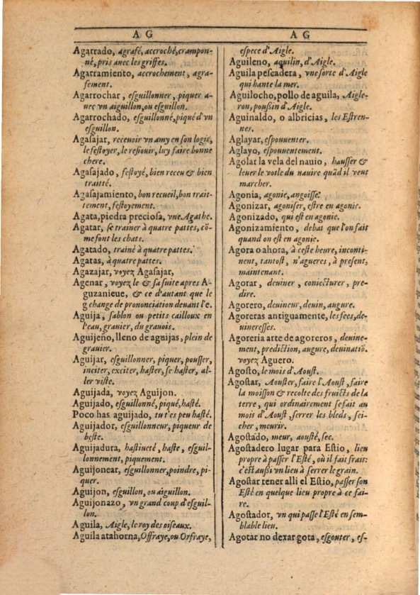 1607 - Marc Orry - Trésor des deux langues espagnole et française (Première et Seconde parties) - ÖNB Wien