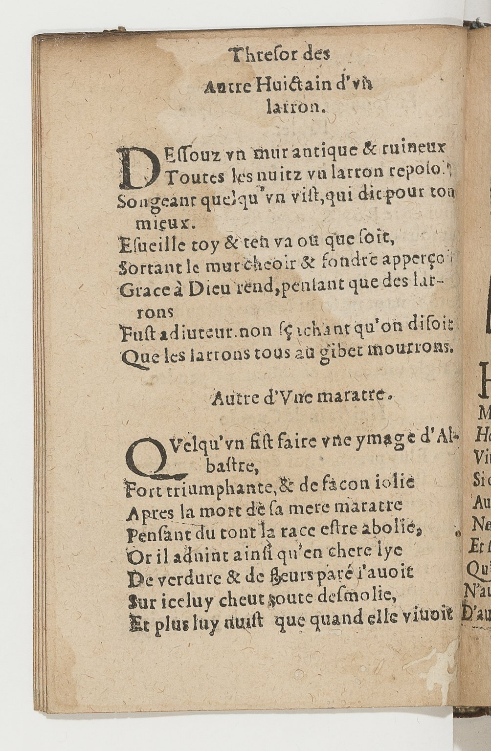 1568c. - Veuve Jean Bonfons - Trésor des joyeuses inventions du parangon de poésies - BnF Arsenal