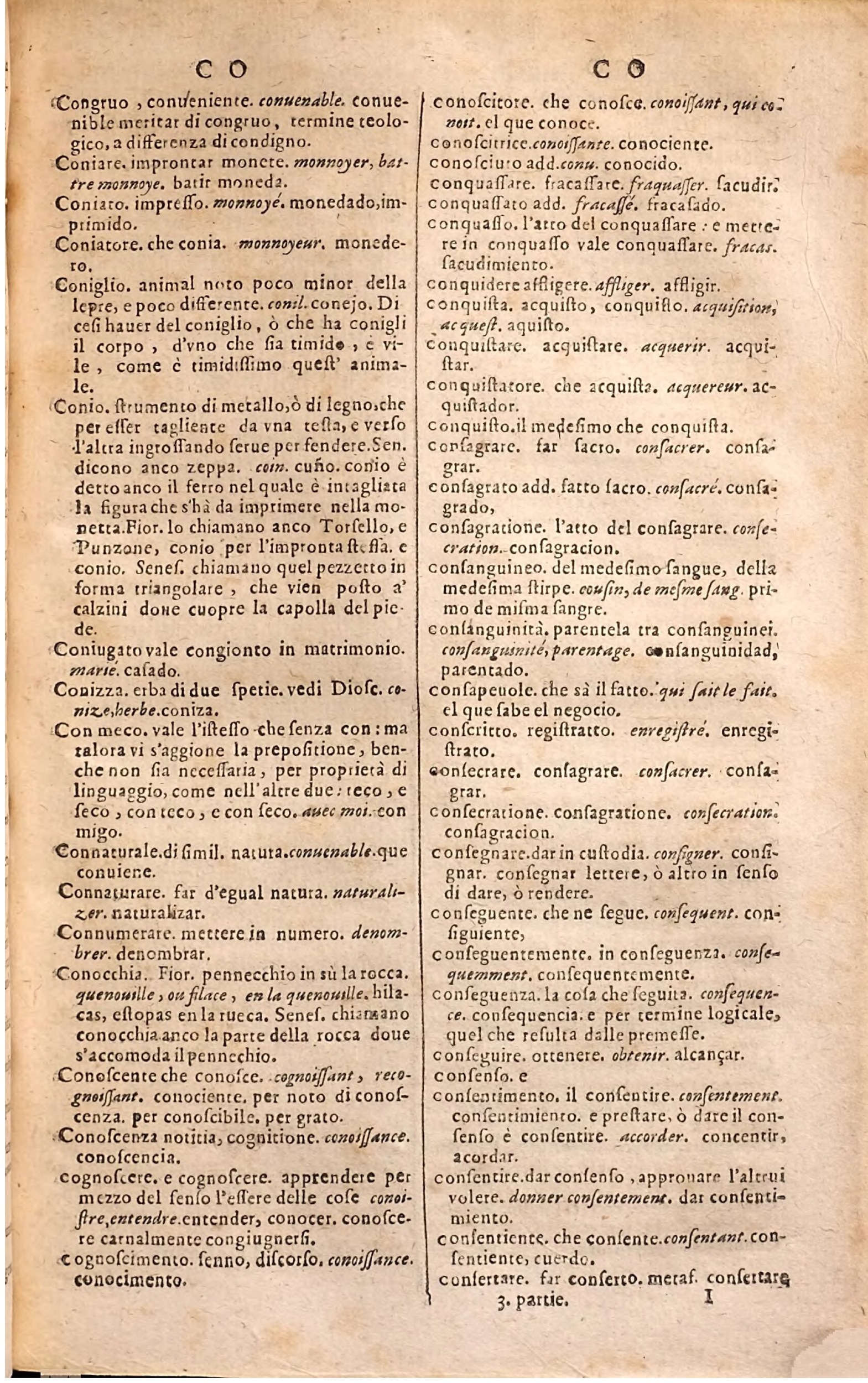 1627 - Jacques Crespin - Trésor des trois langues (Troisième partie) - Regensburg