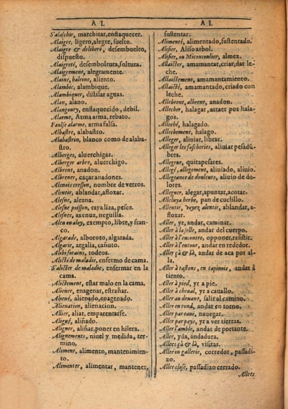 1607 - Marc Orry - Trésor des deux langues espagnole et française (Première et Seconde parties) - ÖNB Wien