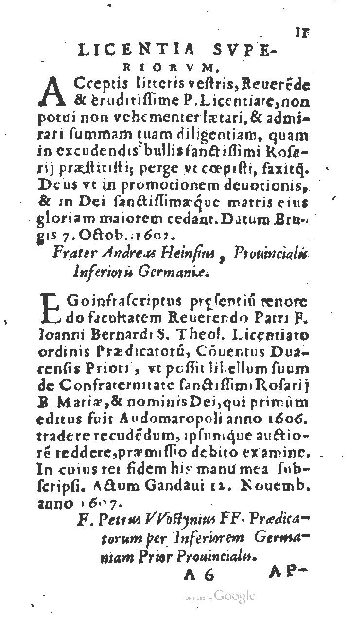1615 - Jean Bogart - Trésor des indulgences du saint Rosaire - UGent