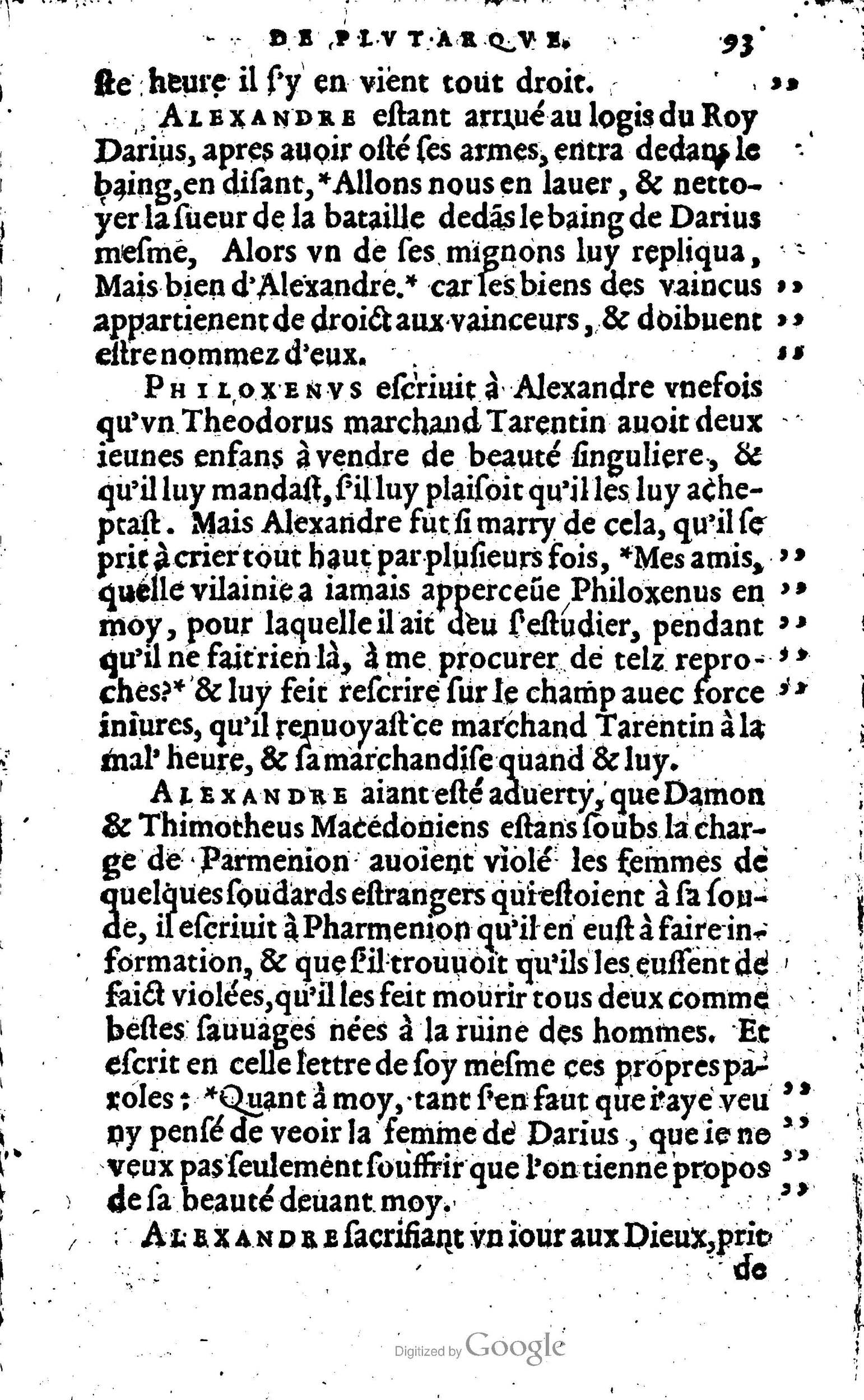 1568 - Willem Silvius - Trésor des vies de Plutarque - Anvers Plantin-Moretus