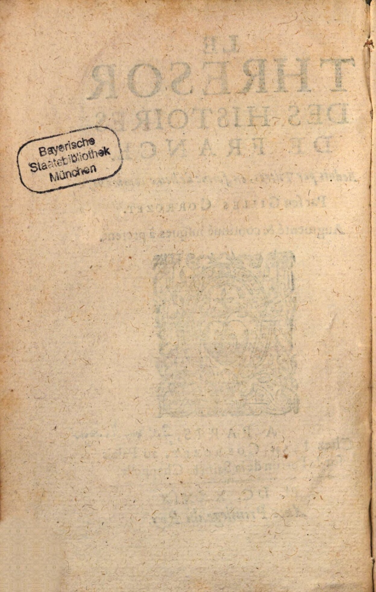 1639 - Jean Corrozet - Trésor des histoires de France - BSB Munich