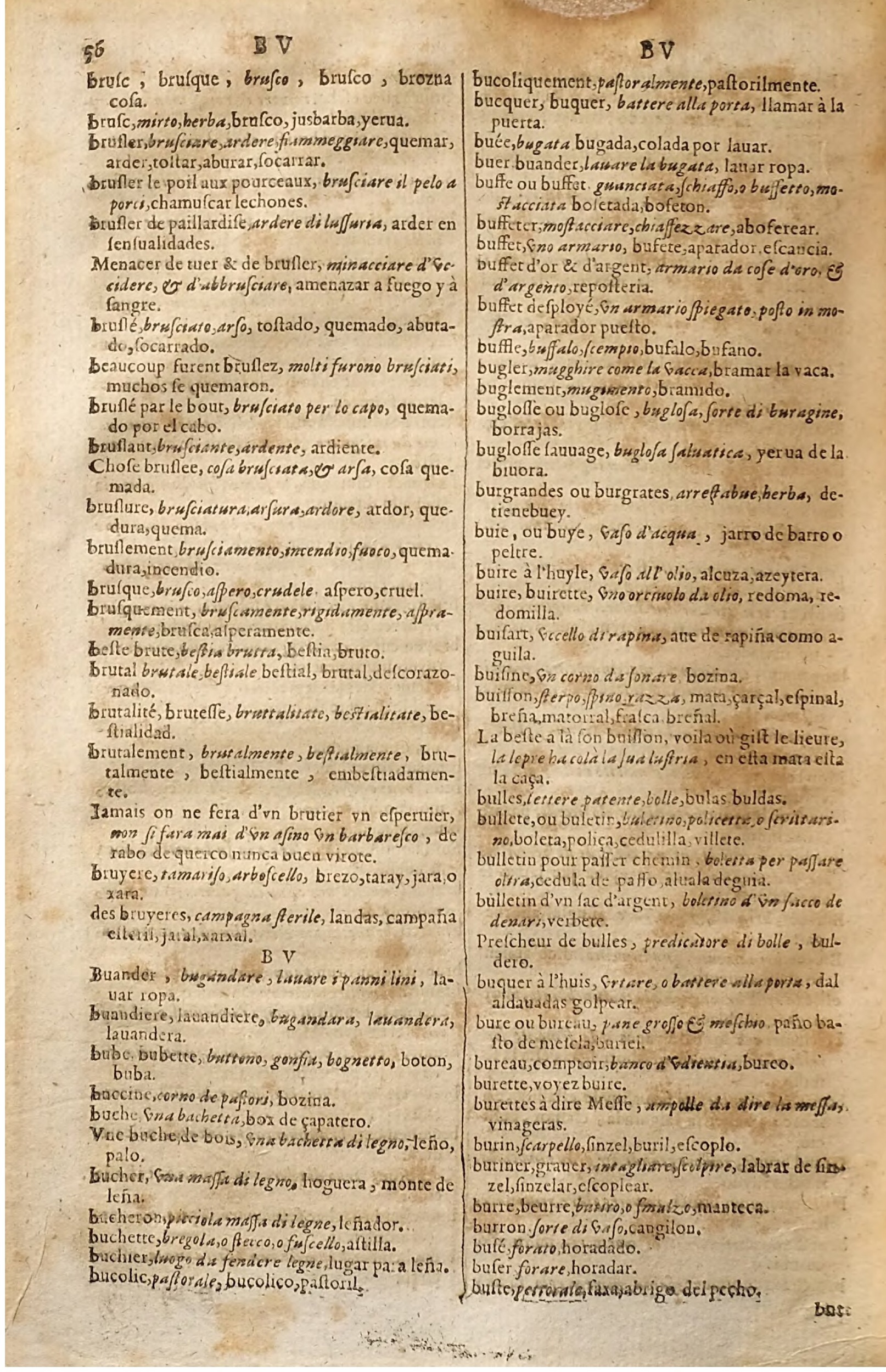 1627 - Jacques Crespin - Trésor des trois langues (Seconde partie) - Regensburg