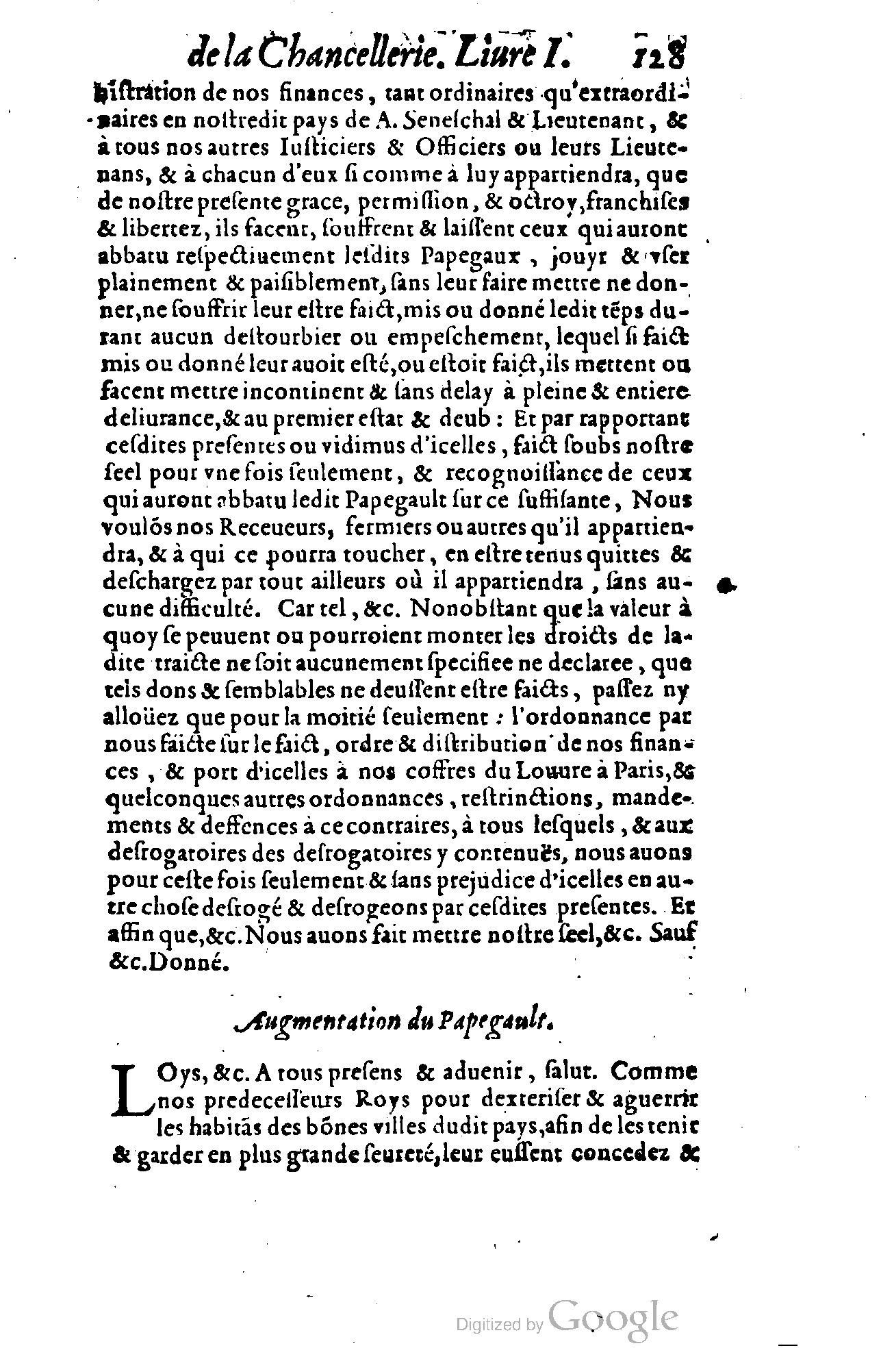 1614 - Jean Richer - Trésor du nouveau style et protocole de la chancellerie de France - BSB Munich