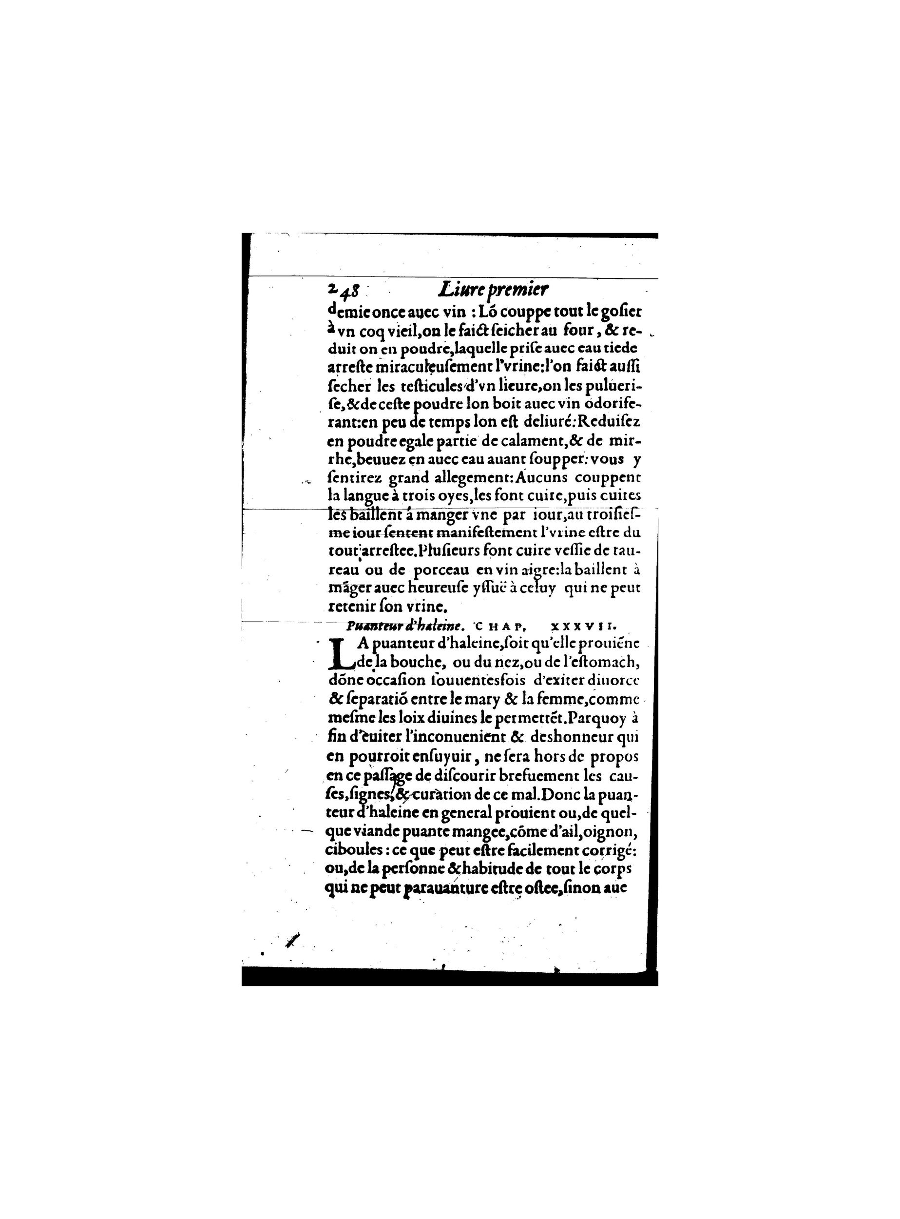 1587 - Jacques du Puis - Trésor des remèdes secrets pour les maladies des femmes - BnF 1587 - Jacques du Puis - Trésor des remèdes secrets pour les maladies des femmes - BnF