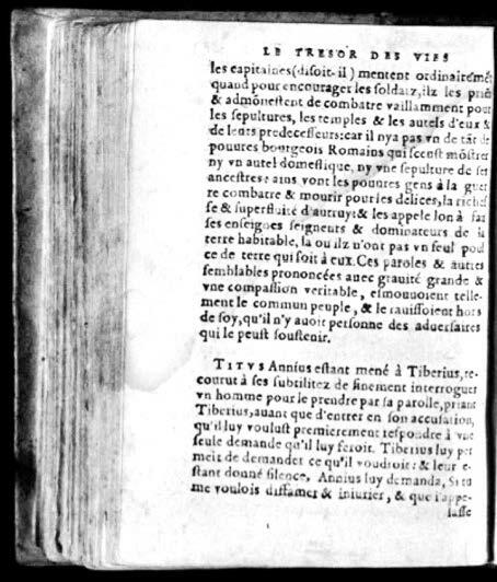 1574 - Benoît Rigaud - Trésor des vies de Plutarque - Avignon