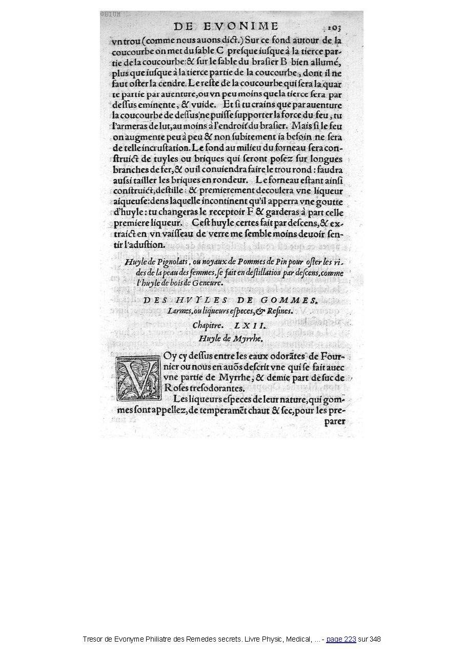 1555 - Balthazar Arnoullet - Trésor d’Évonyme Philiatre - Université Paris Cité