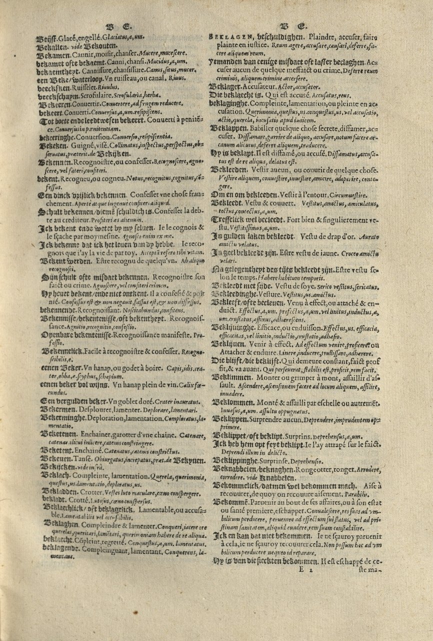 1573 - Christophe Plantin - Trésor du langage bas-allemand - Greifswald 1573 - Christophe Plantin - Trésor du langage bas-allemand - Greifswald