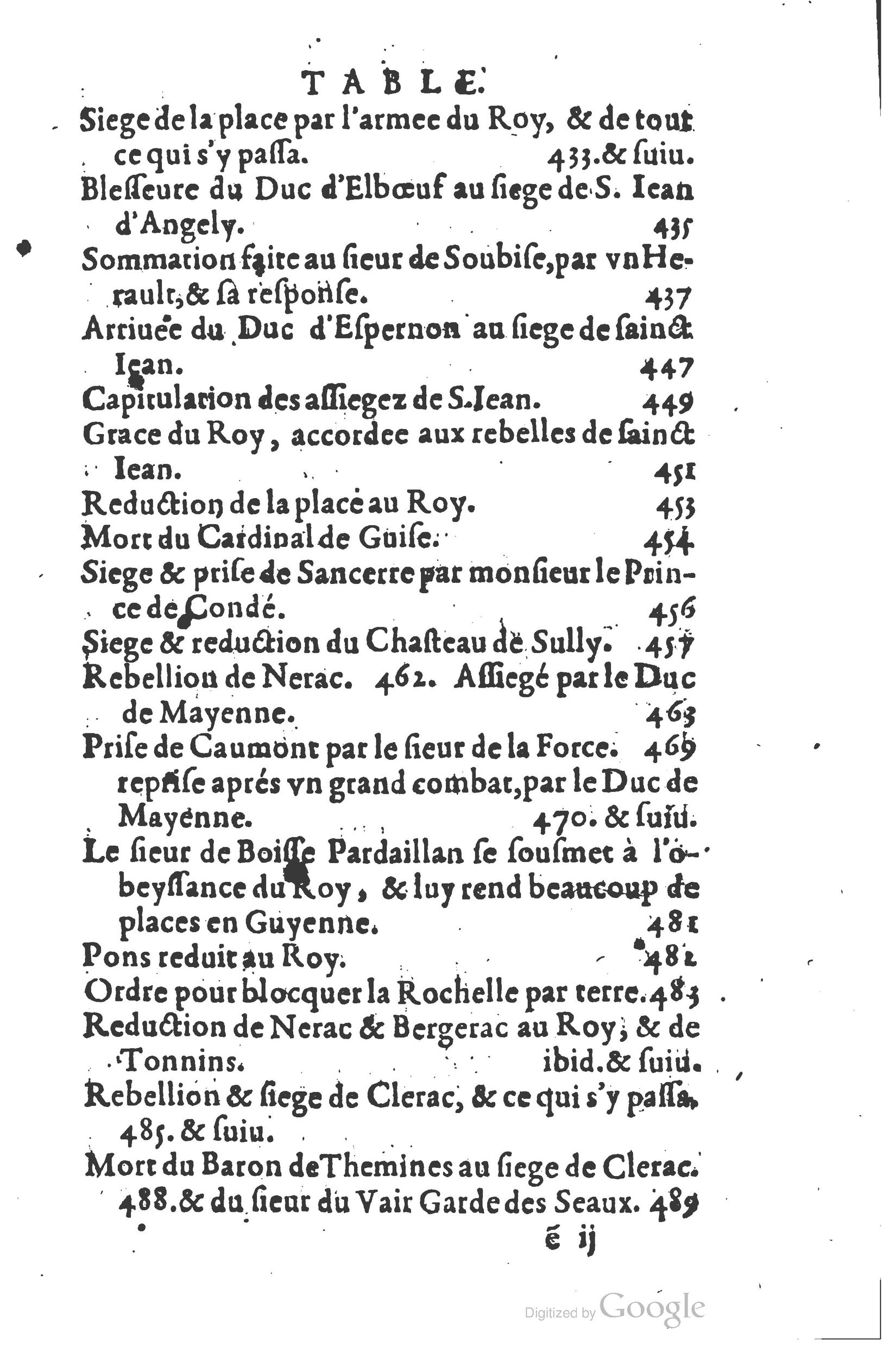 1626 - Joseph Bouillerot - Trésor de l’histoire générale de notre temps - BSB Munich 1626 - Joseph Bouillerot - Trésor de l’histoire générale de notre temps - BSB Munich