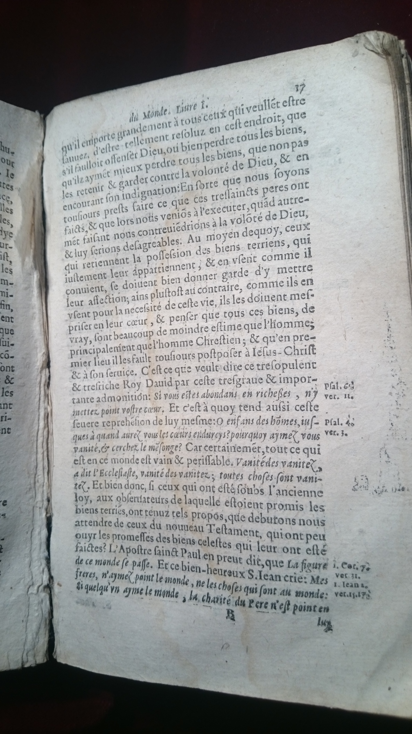 1596 - Jean Bogart - Trésor des faits et dits mémorables des hommes saints et illustres - BM Amiens