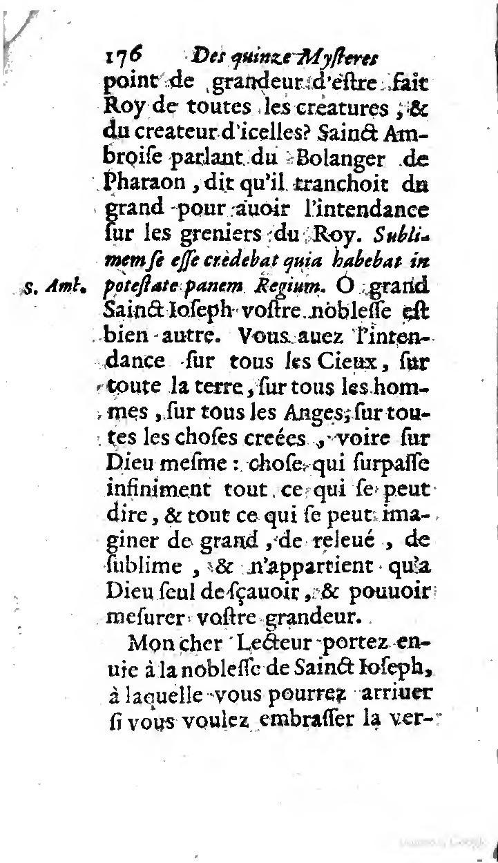 1646 - Jean Piot - Trésor inestimable de Saint-Joseph - BNC Rome