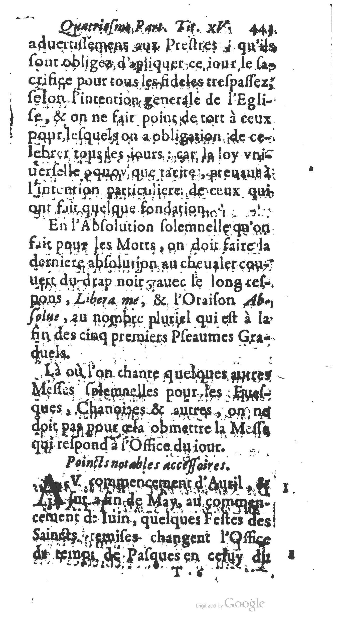 1651 - Jean Guillermet - Abrégé du trésor des cérémonies ecclésiastiques - BM Lyon
