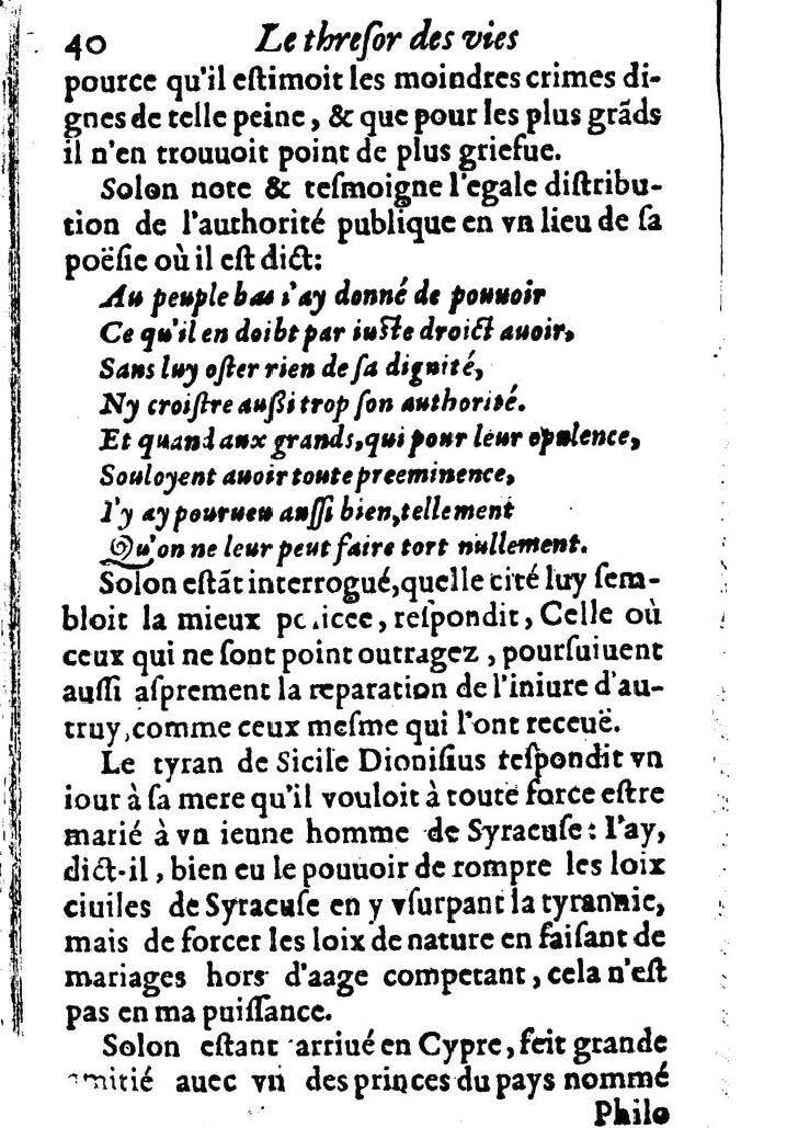 1611 - Pierre Rigaud - Trésor des vies de Plutarque - BM Lyon